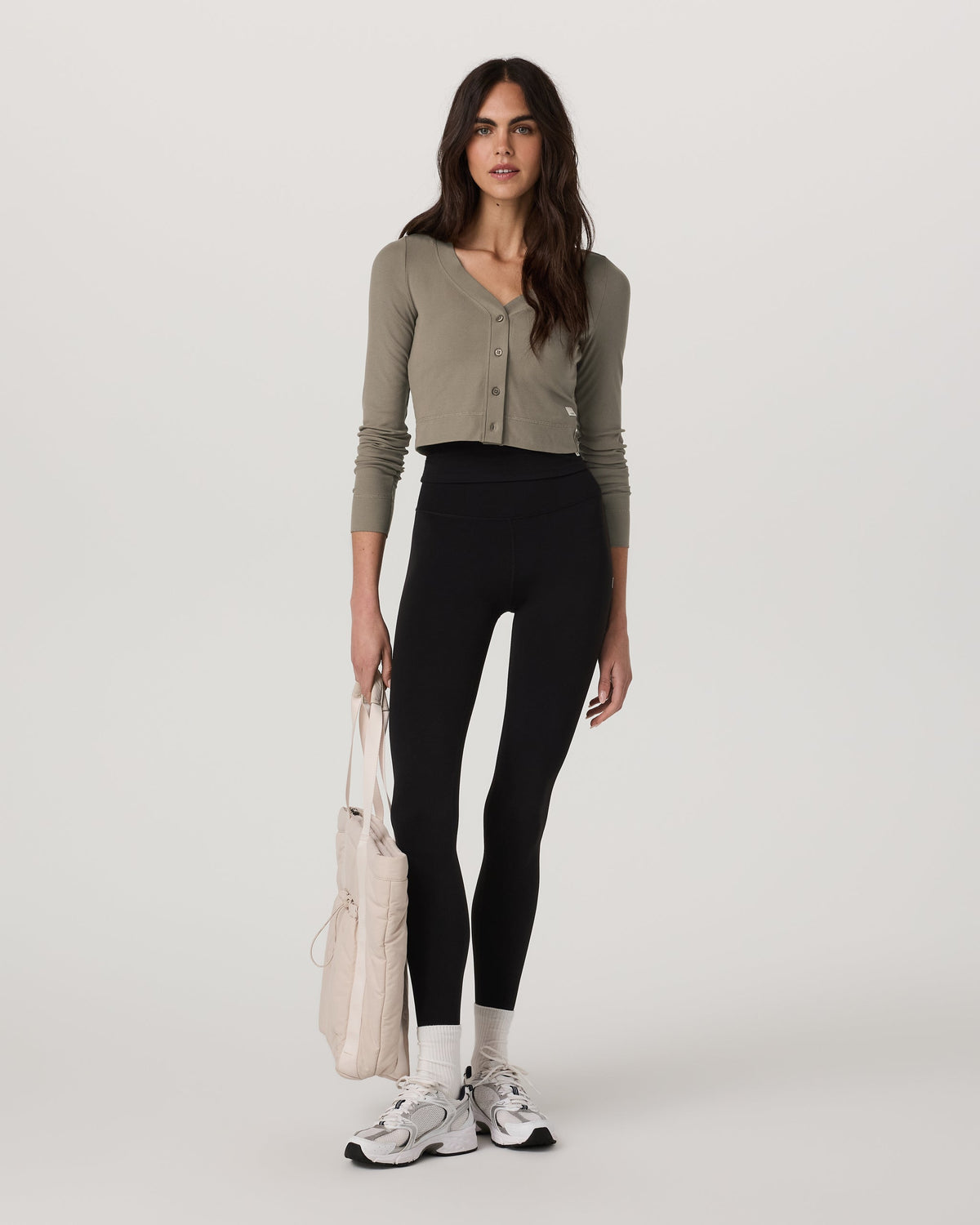 Vuori Long Sleeve Pose Mini Cardigan