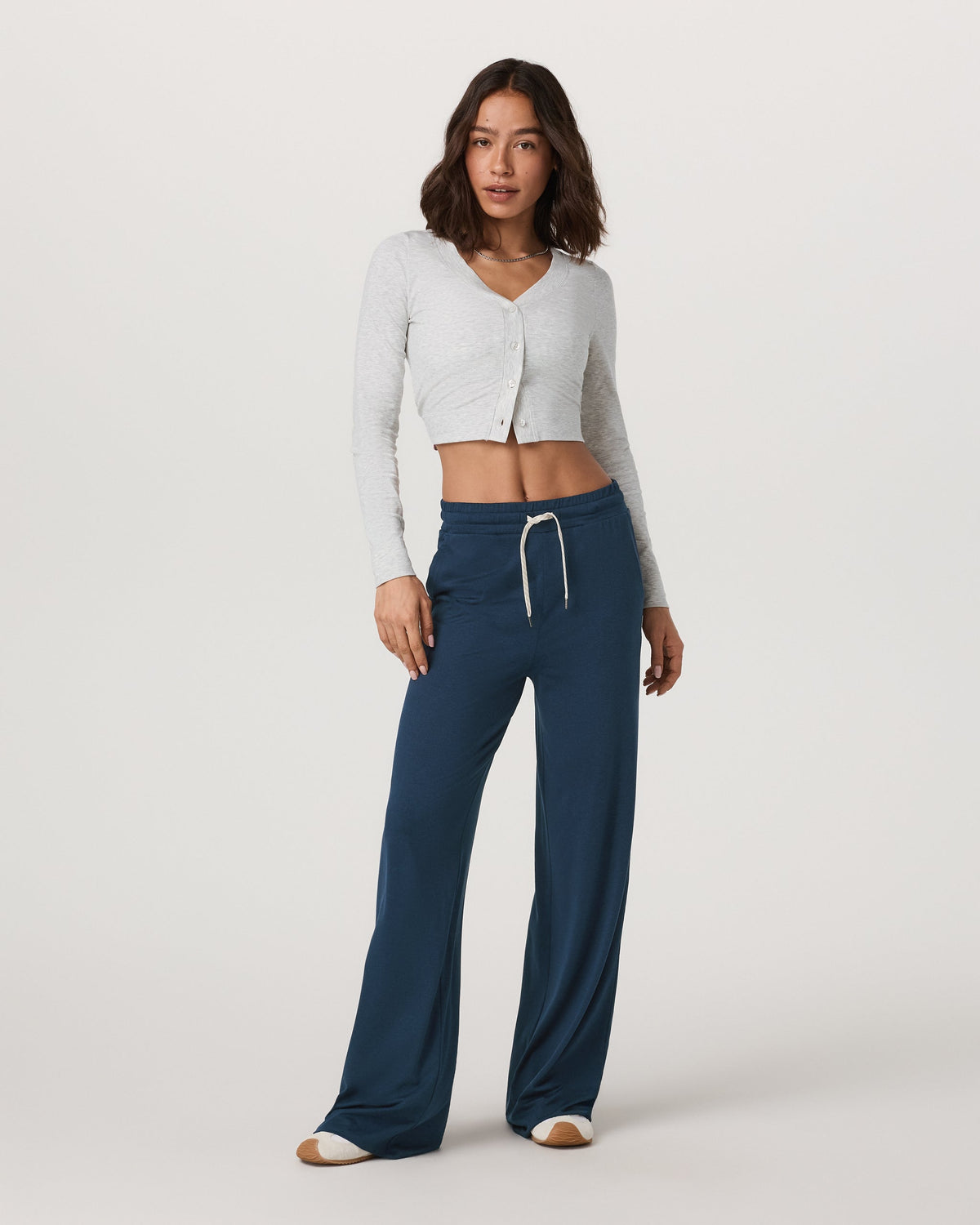 Vuori Long Sleeve Pose Mini Cardigan