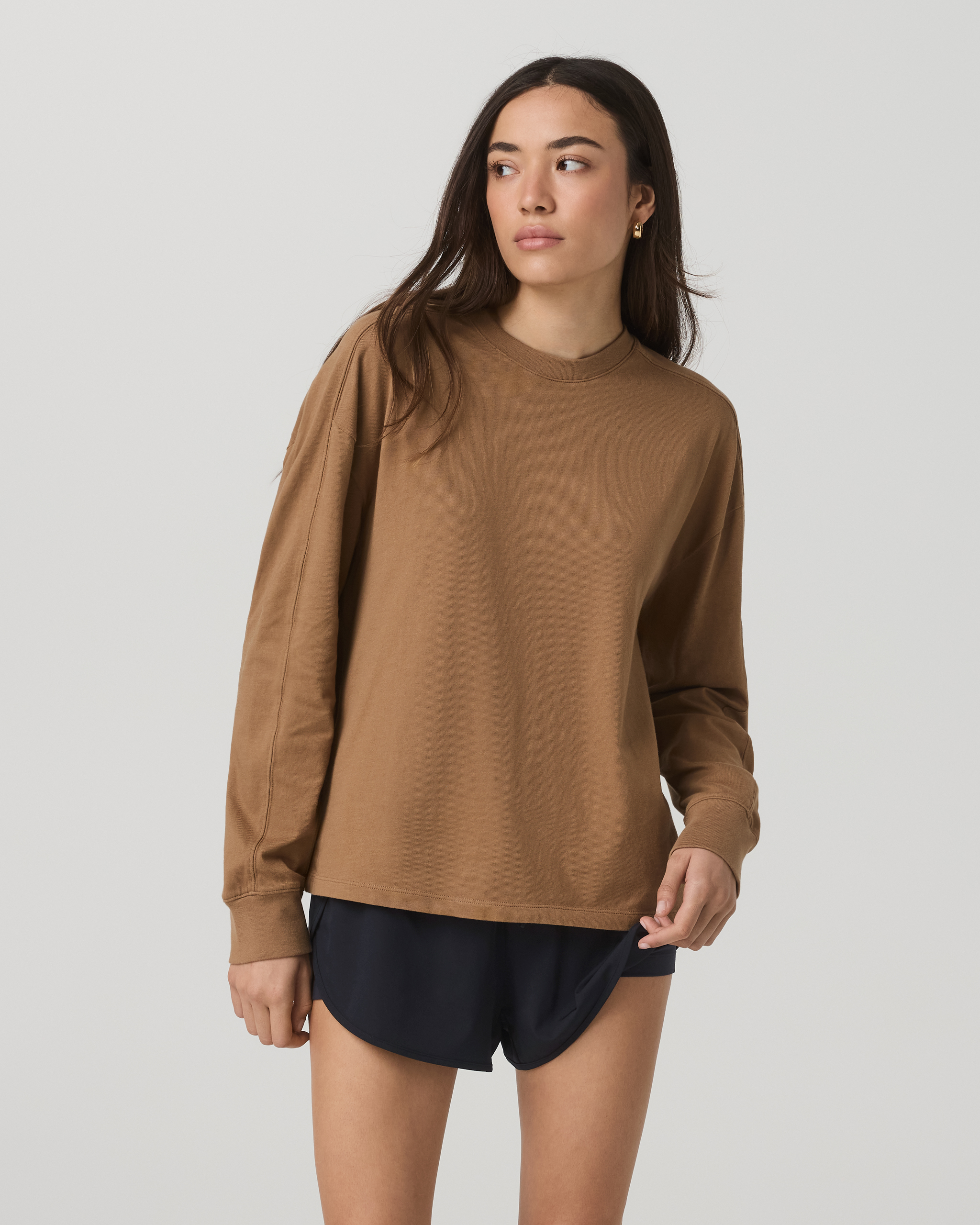 Vuori Long Sleeve Heavyweight Cotton Tee