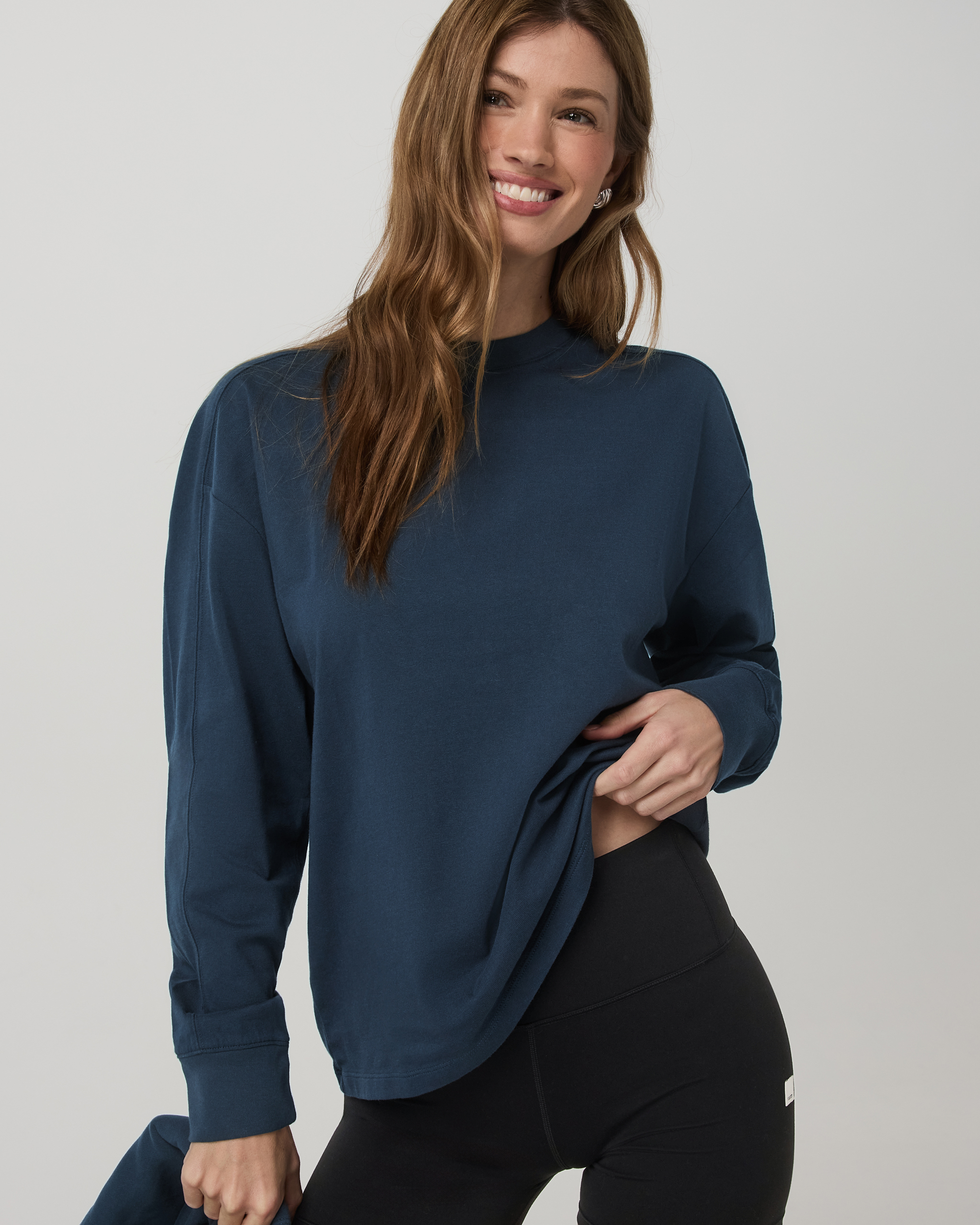 Vuori Long Sleeve Heavyweight Cotton Tee