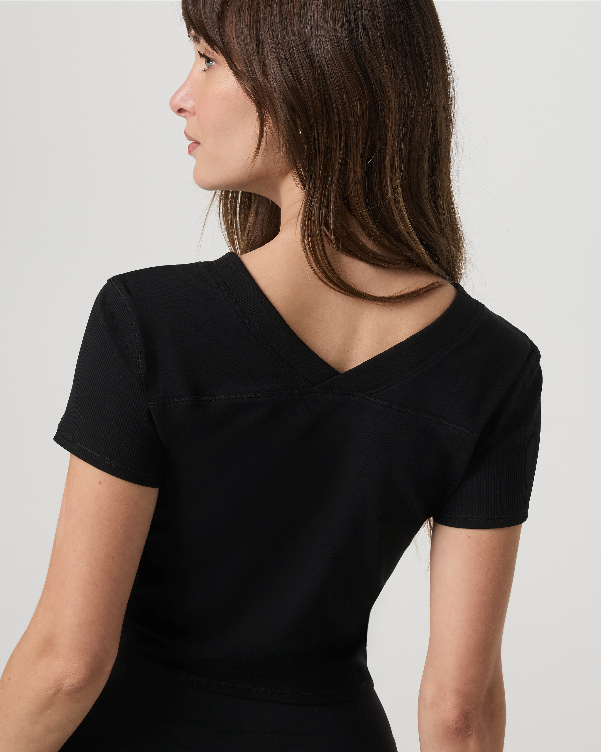 Vuori Short Sleeve Tuvalu Double V Neck