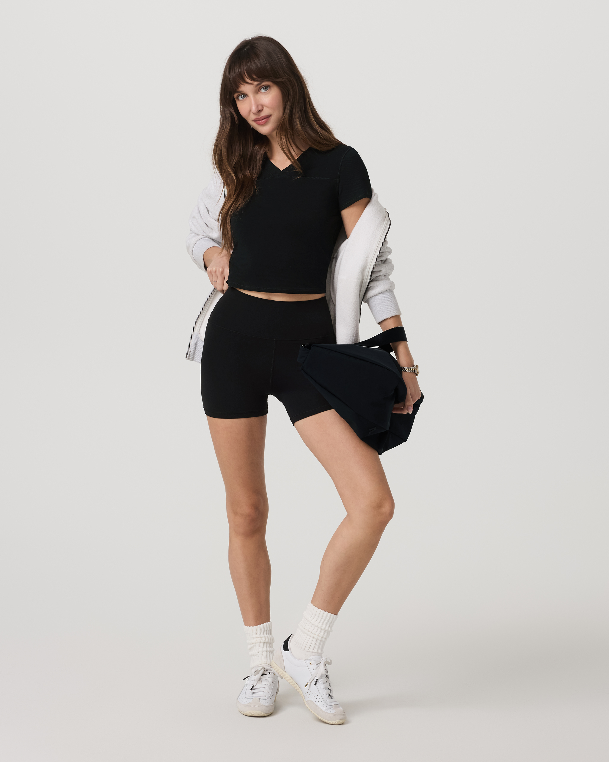Vuori Short Sleeve Tuvalu Double V Neck
