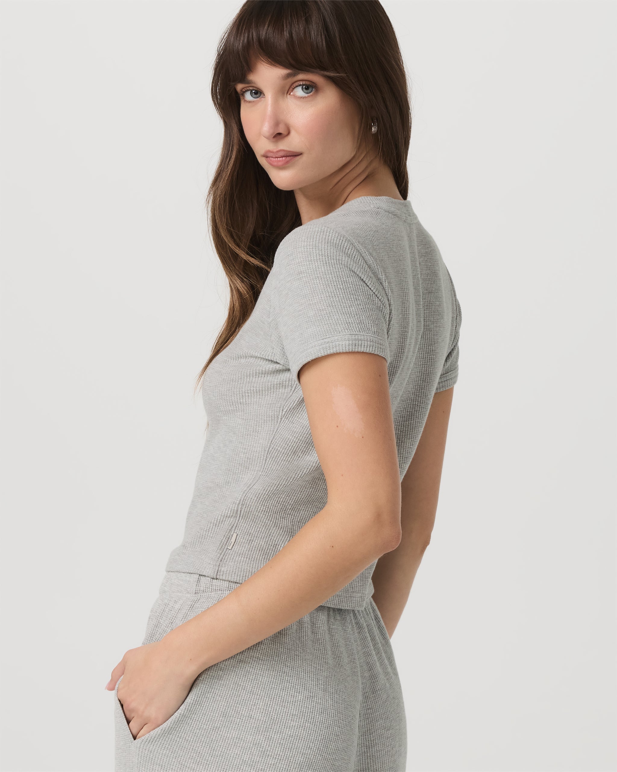 Vuori Short Sleeve Waffle Baby Tee