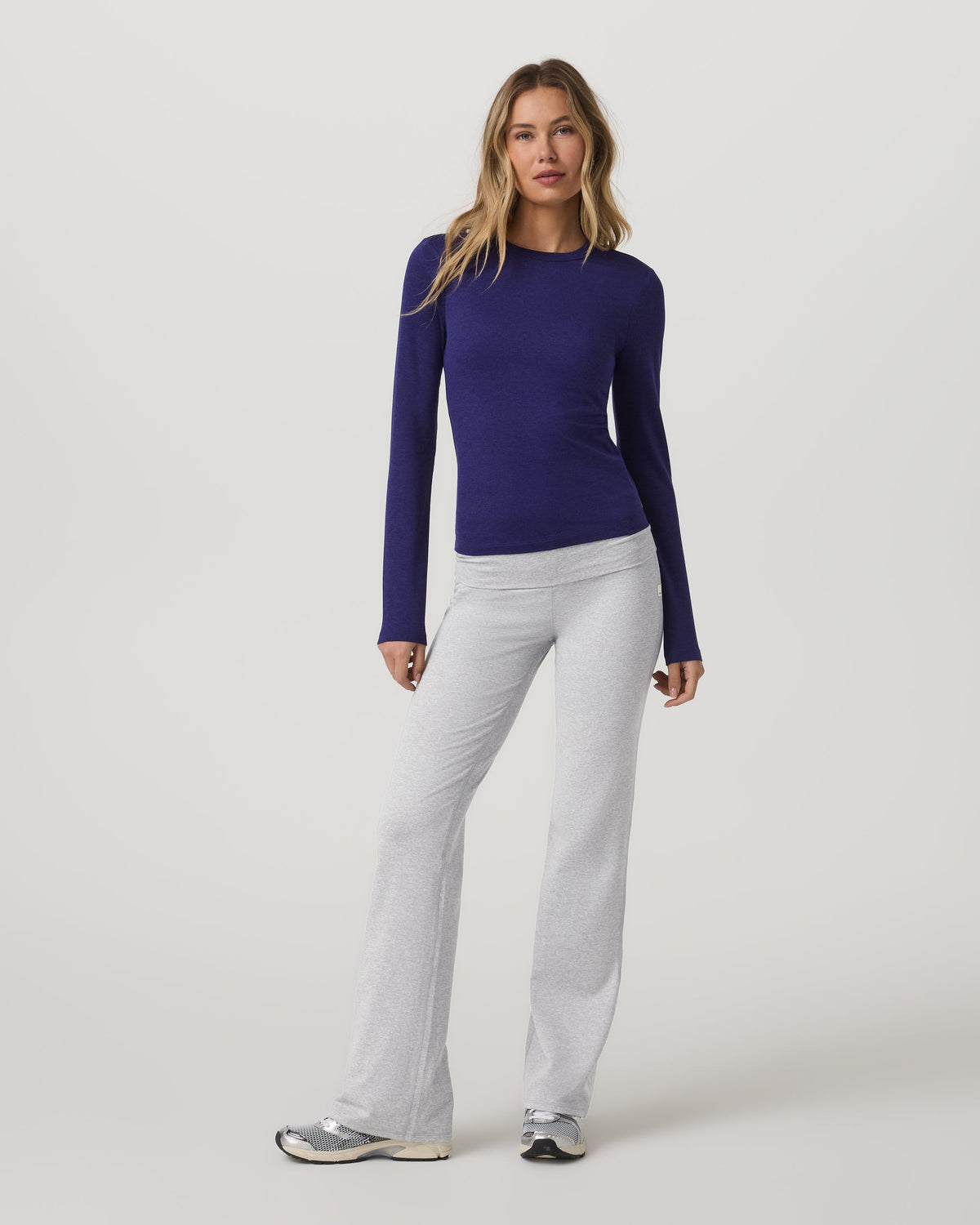 Vuori Long Sleeve Halo Essential Crew Tee