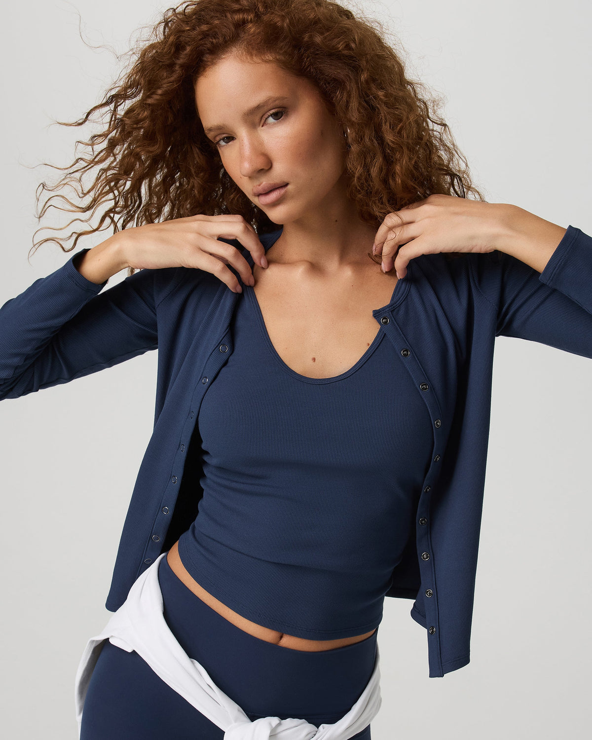 Vuori Long Sleeve Pose Twin Cardigan