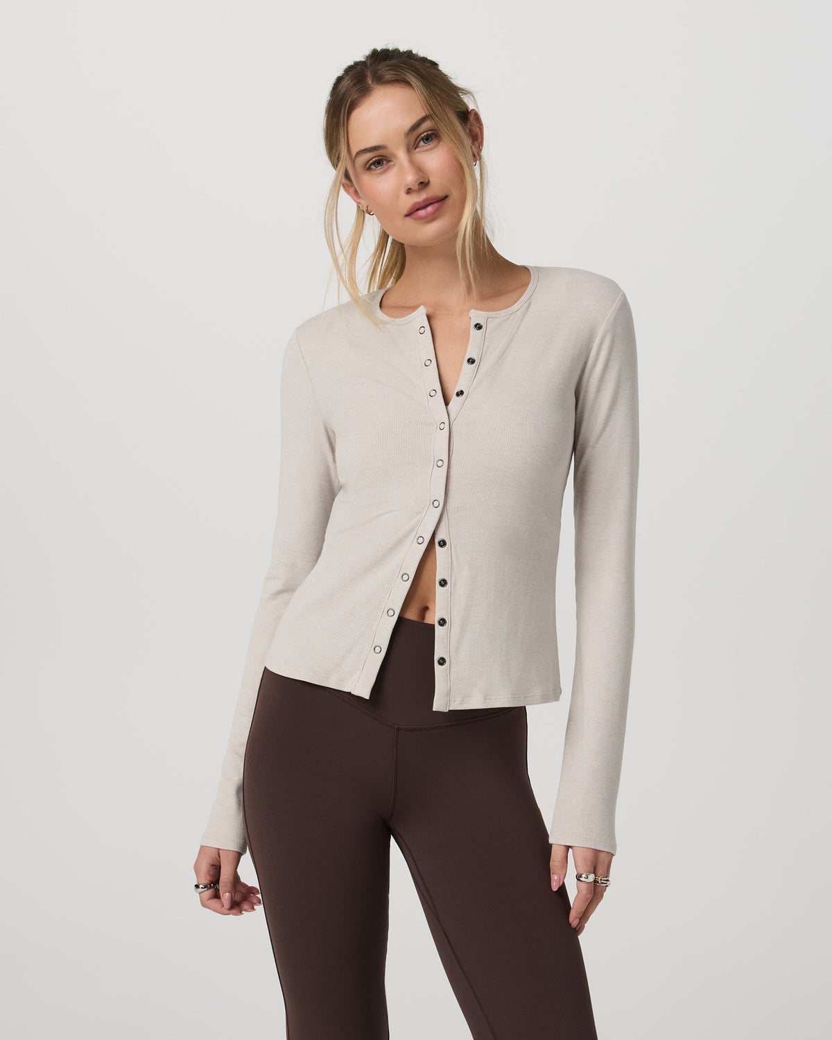 Vuori Long Sleeve Pose Twin Cardigan