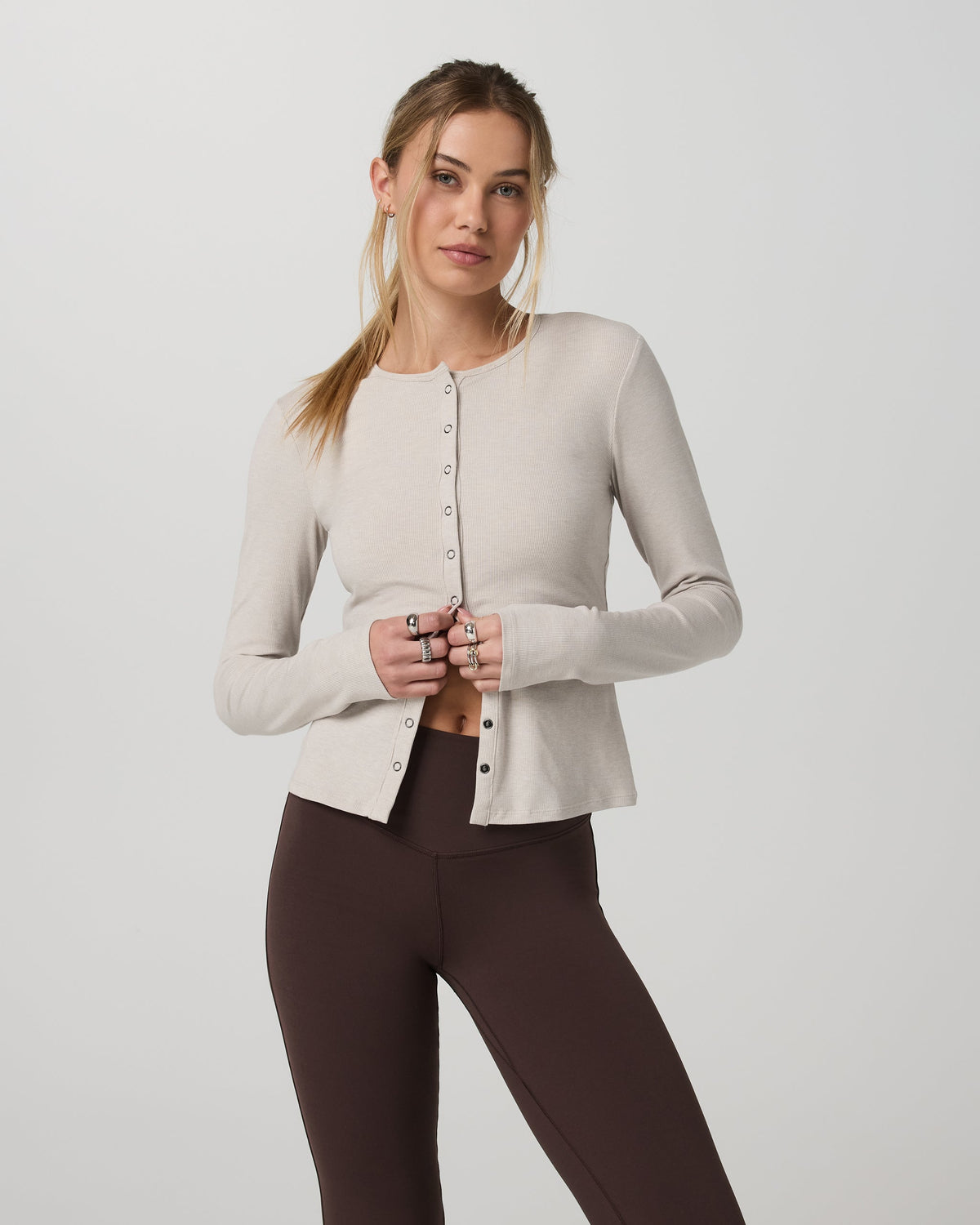Vuori Long Sleeve Pose Twin Cardigan