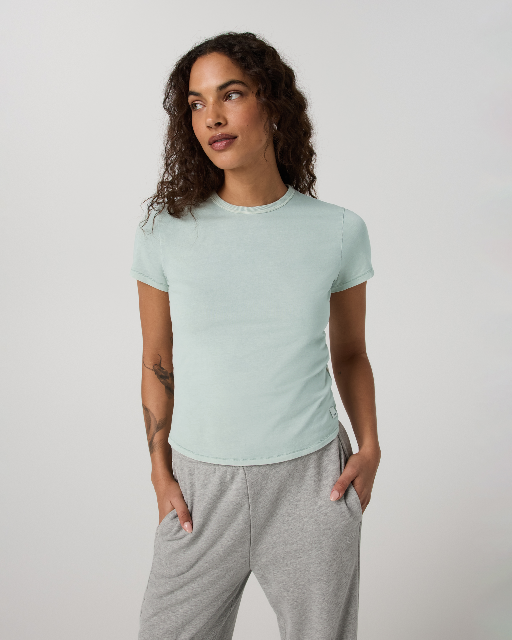 Vuori Short Sleeve Feather Classic Tee Garment Dye