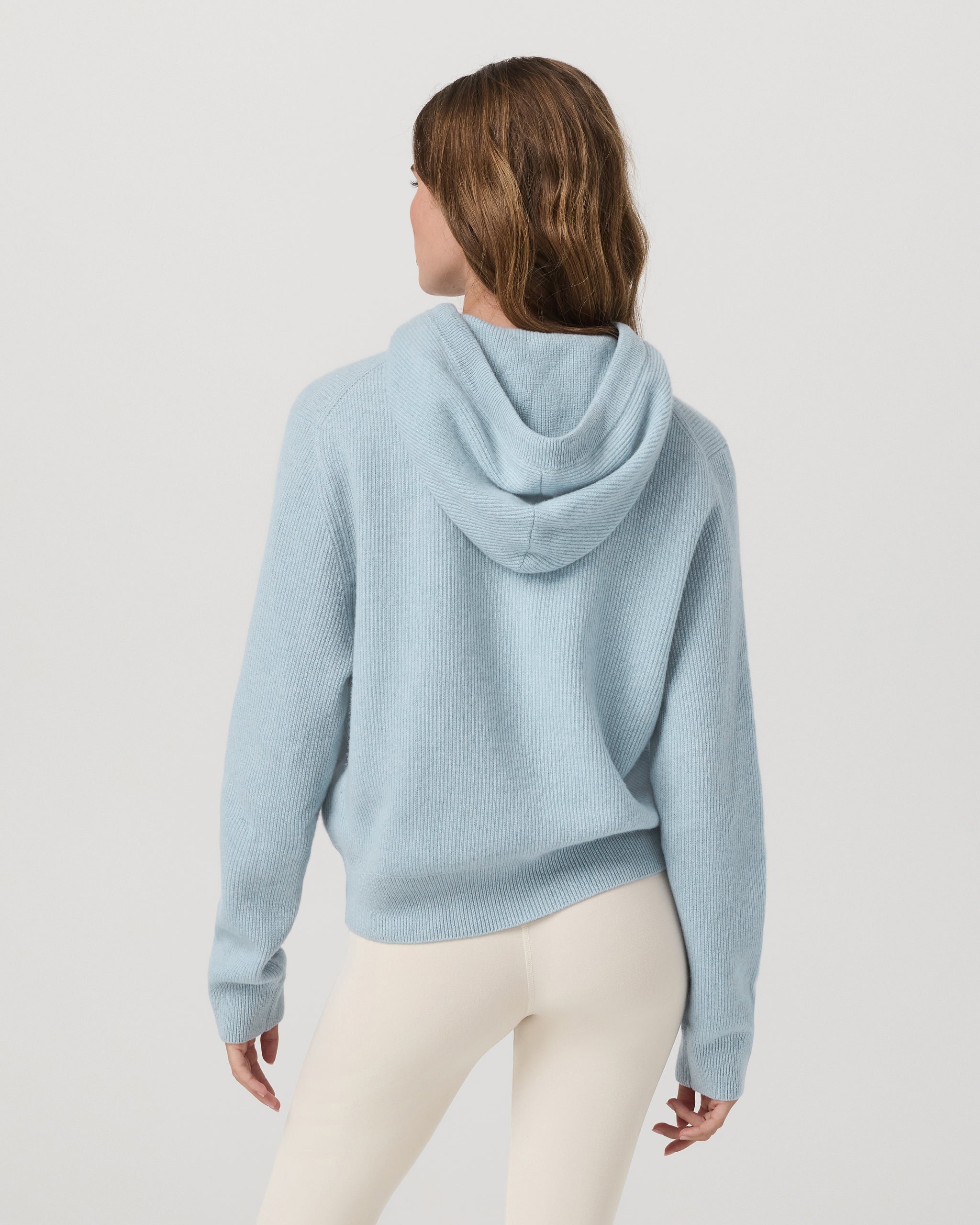 Vuori Milie Full Zip Cashmere Rib Hoodie