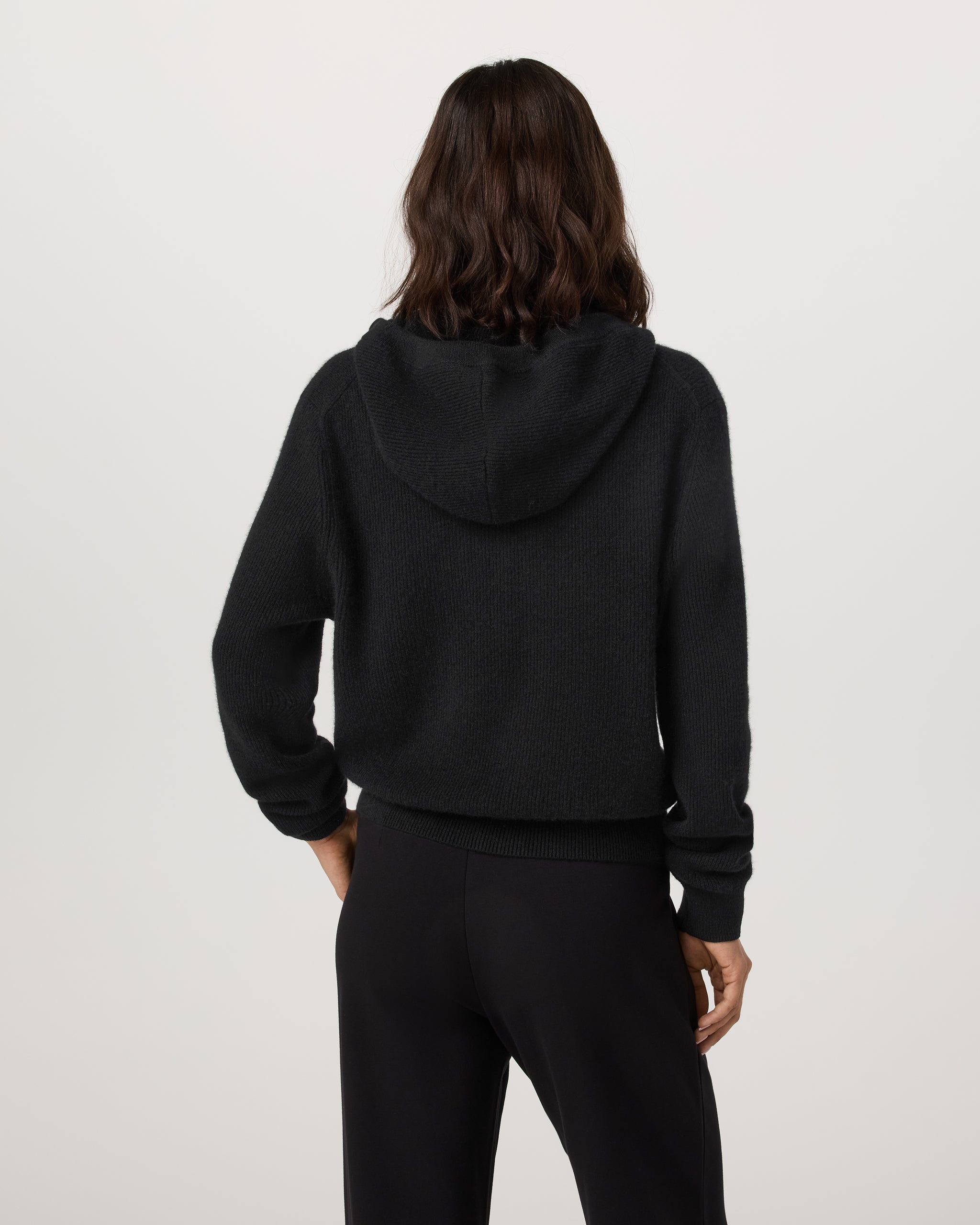 Vuori Milie Full Zip Cashmere Rib Hoodie