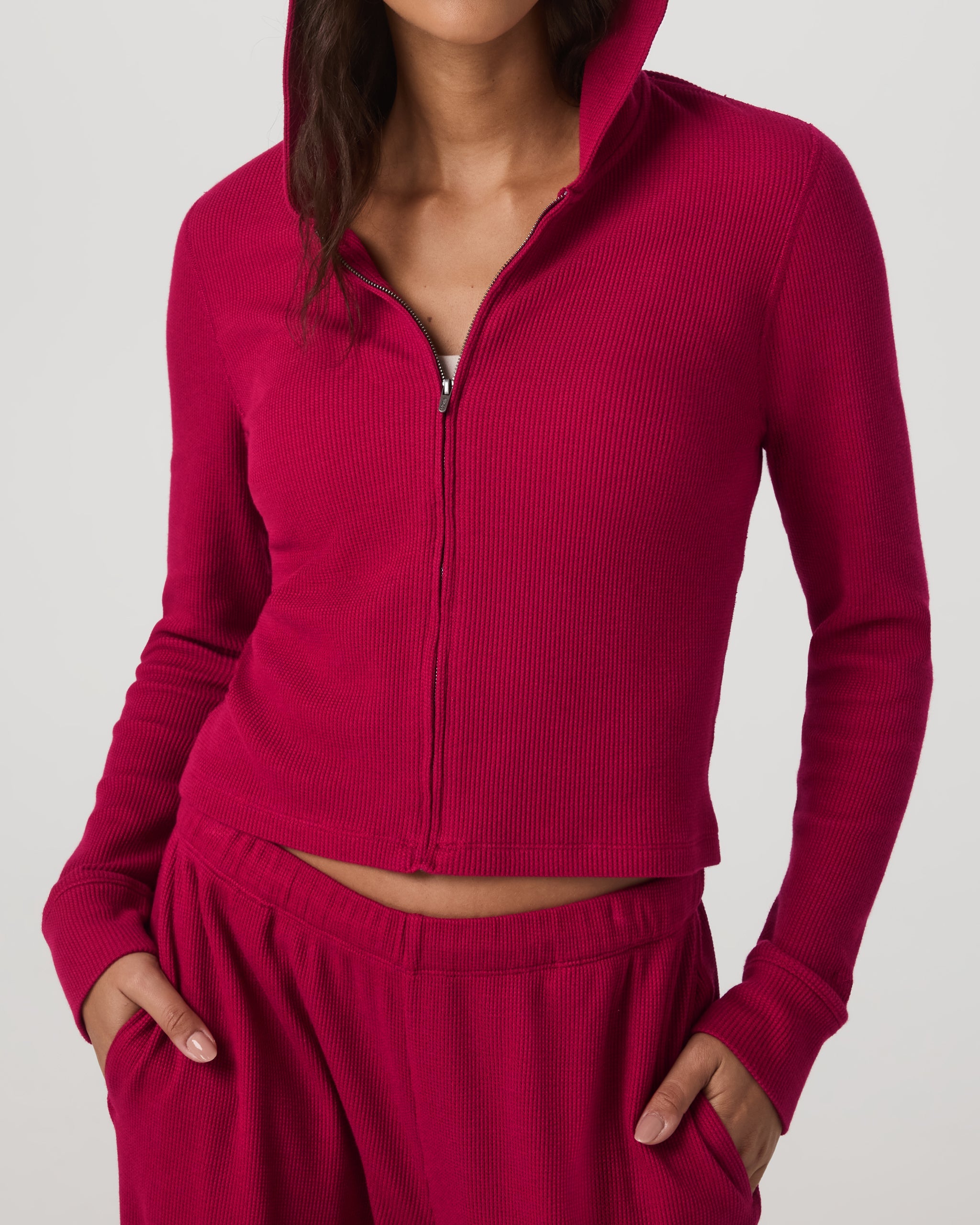 Vuori Waffle Full Zip Hoodie