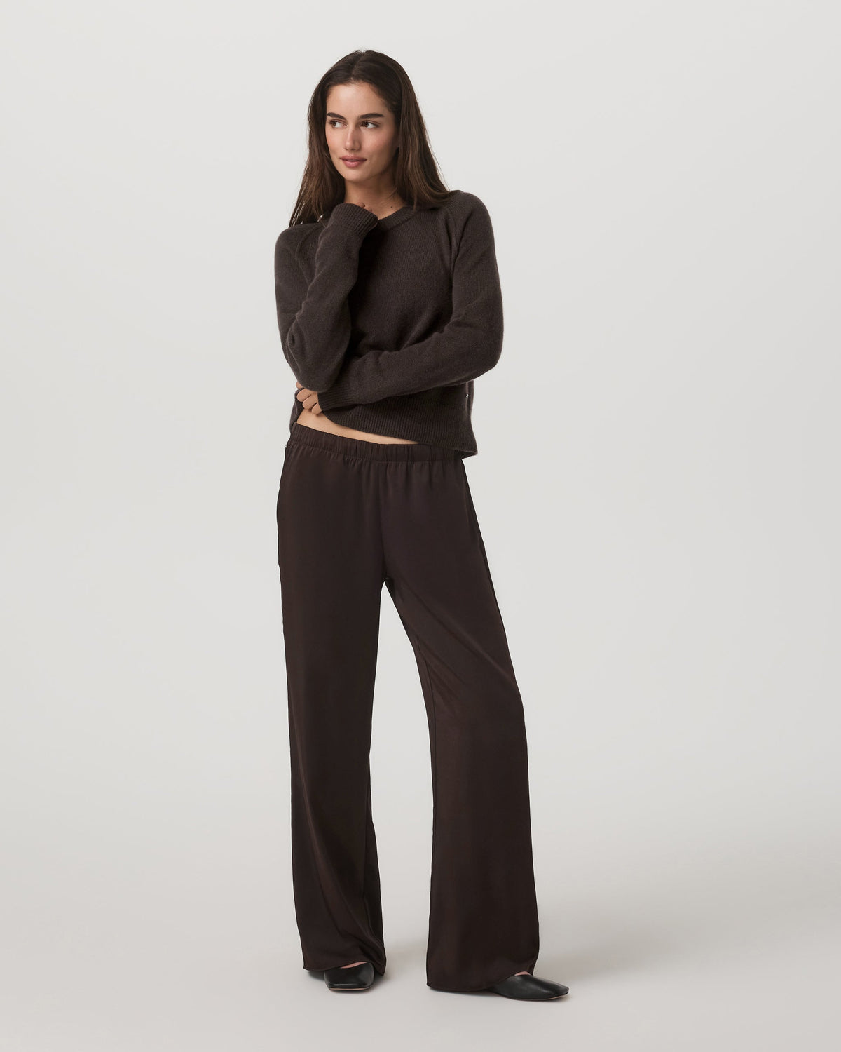 Vuori Nova Satin Wideleg Pant