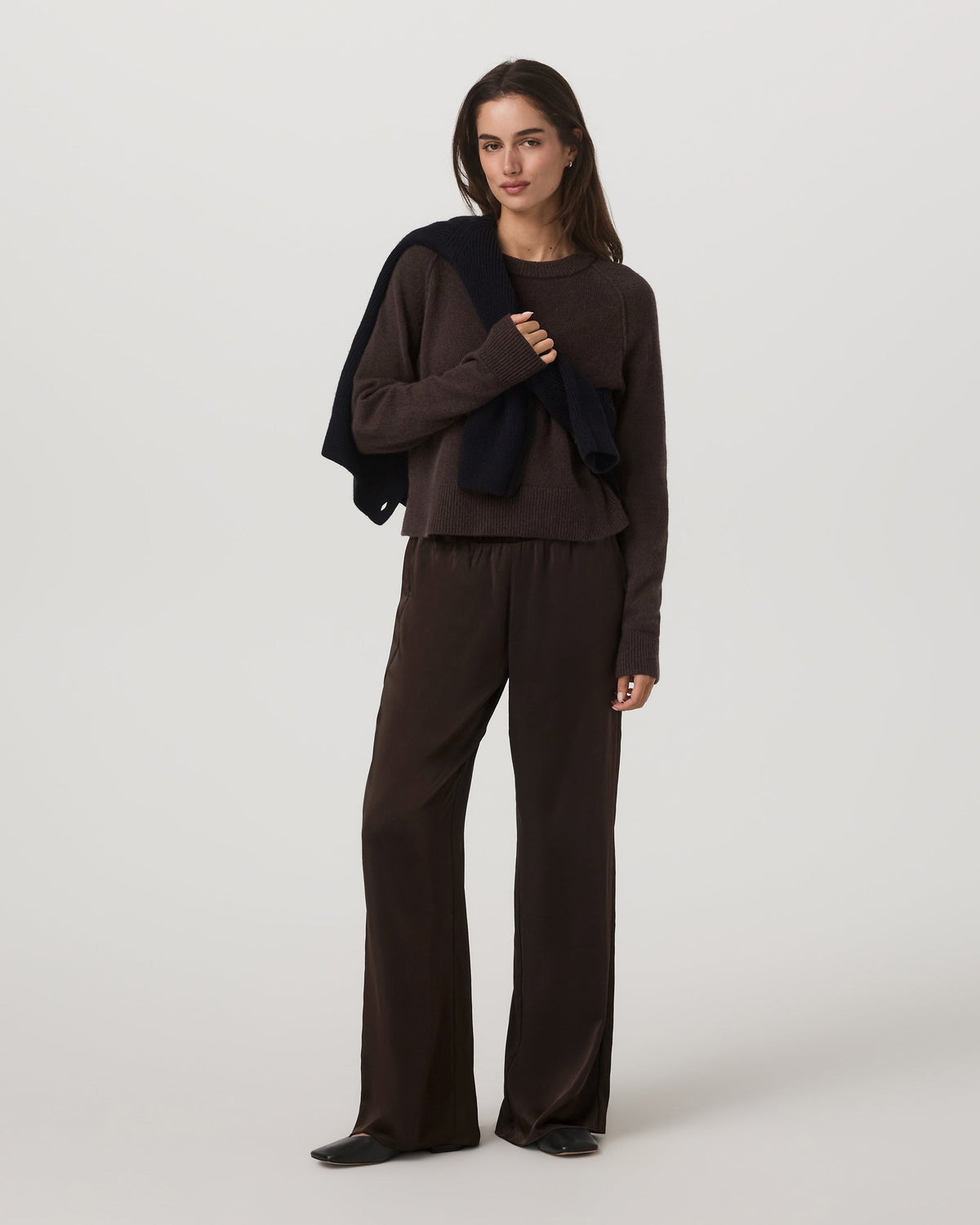 Vuori Nova Satin Wideleg Pant