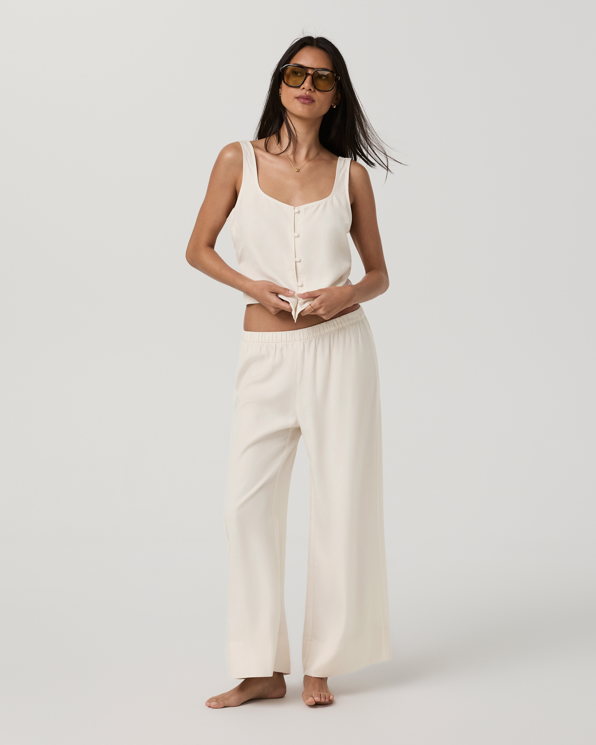 Vuori Trestles Twill Crop Wideleg Pant
