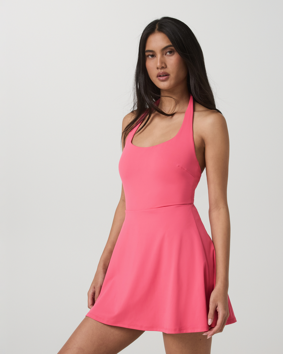 Vuori Tiebreak Halter Dress