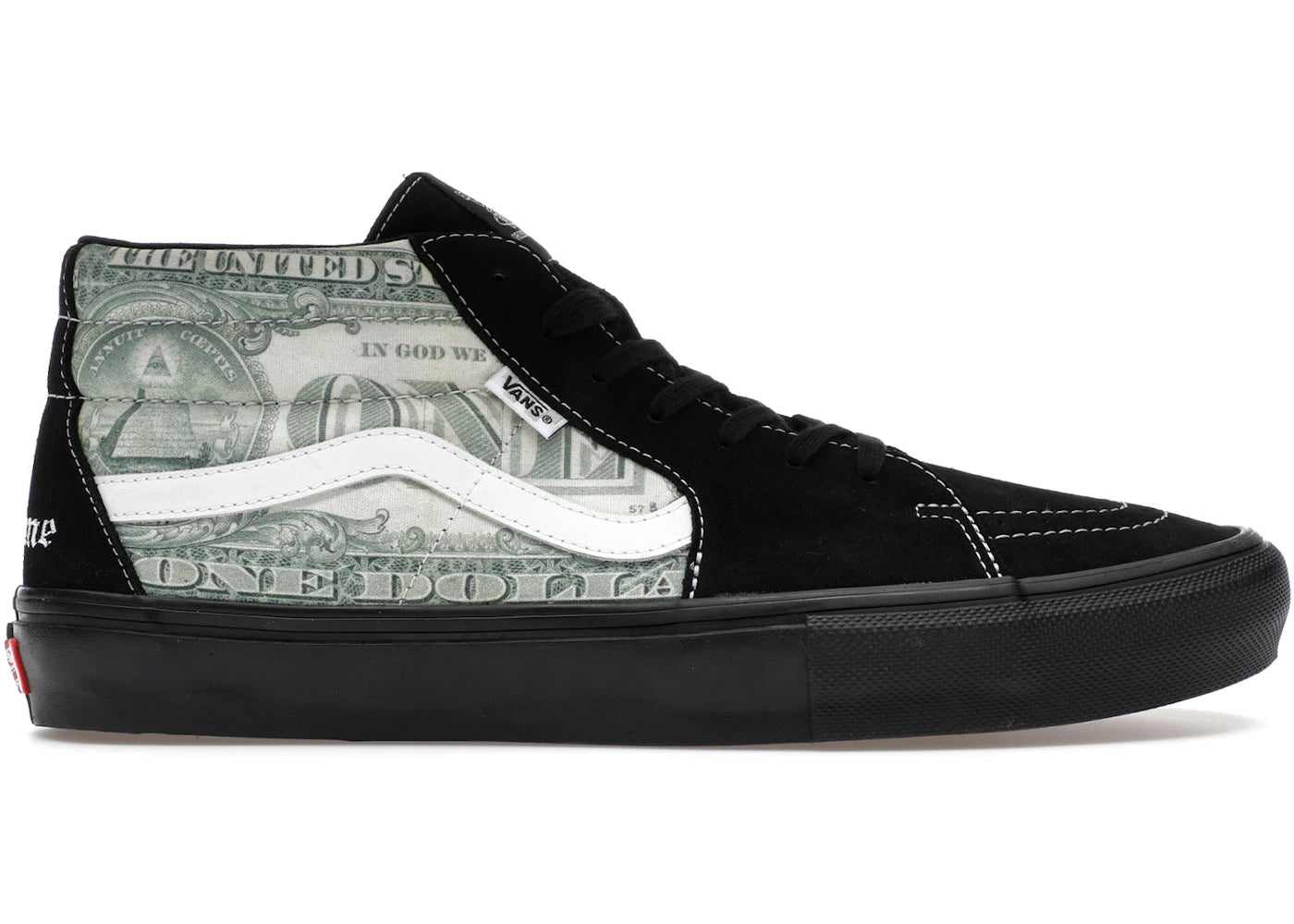 vans skate grosso mid supreme dollar black