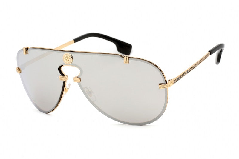 Versace Aviator Sunglasses Gold/Light Grey Mirrored/Silver (Ve2243-10026G)