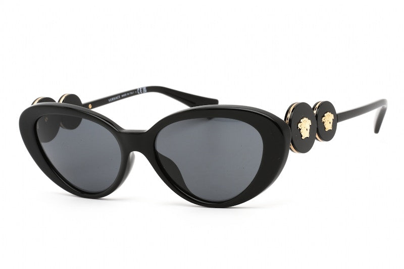Versace Cat Eye Sunglasses Black (Ve4433U-Gb1/87)