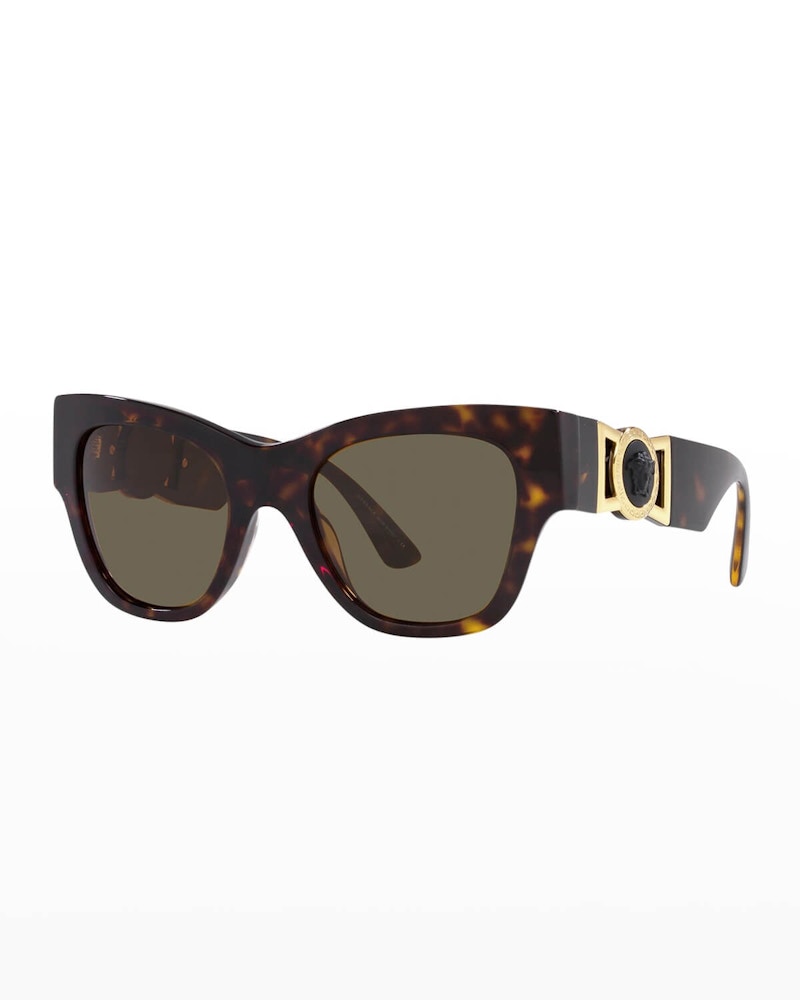 Versace Cat Eye Sunglasses Tortise (Ve4415U-1083-52)