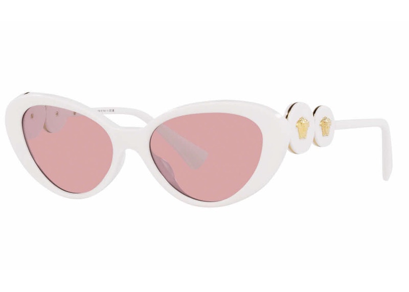 Versace Cat Eye Sunglasses White (Ve4433U-31484-54)