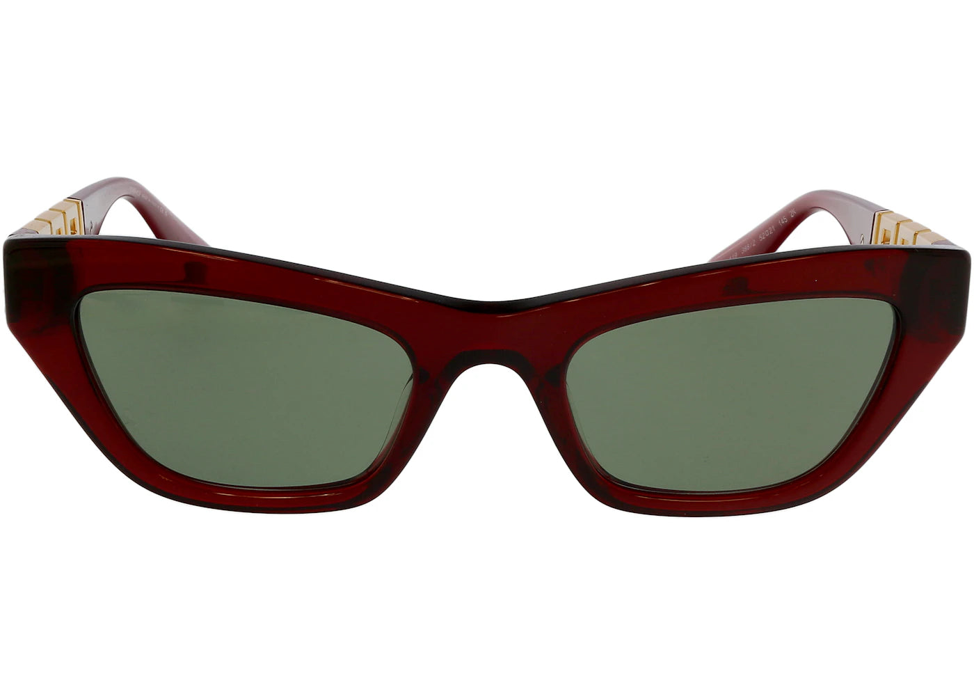 versace cateye sunglasses transparent red/green (0ve4419 388/2)