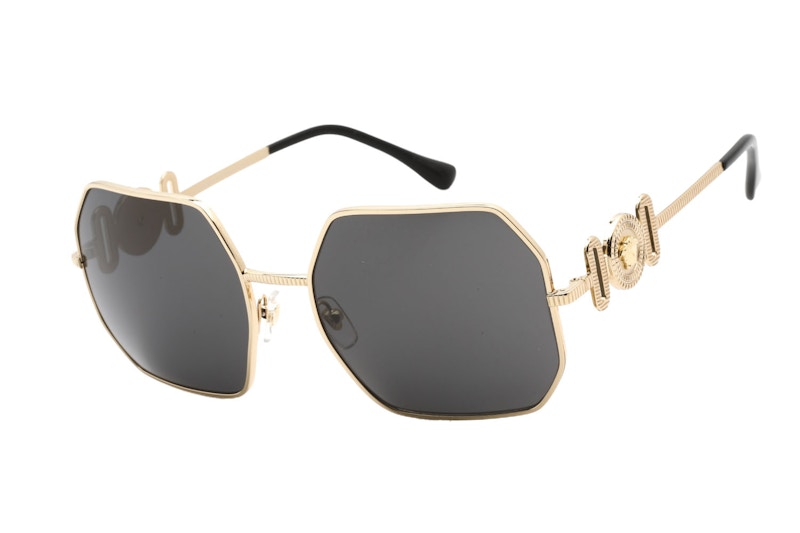 Versace Hexagon Sunglasses Gold (Ve2248-100287)