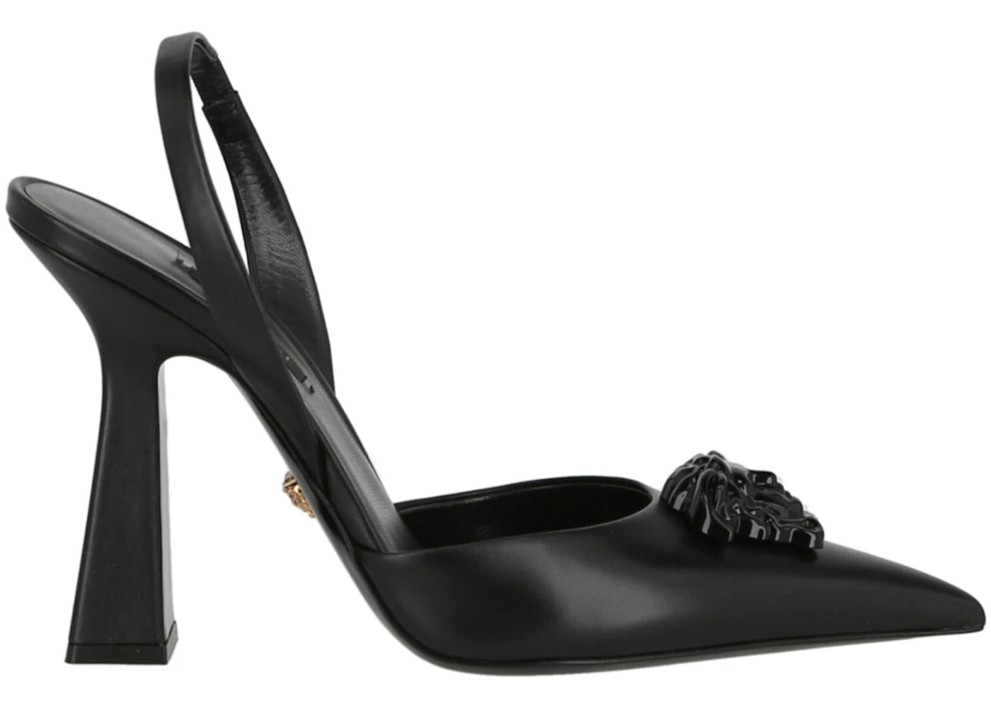 Versace La Medusa Slingback Pumps Black Black (Women'S)