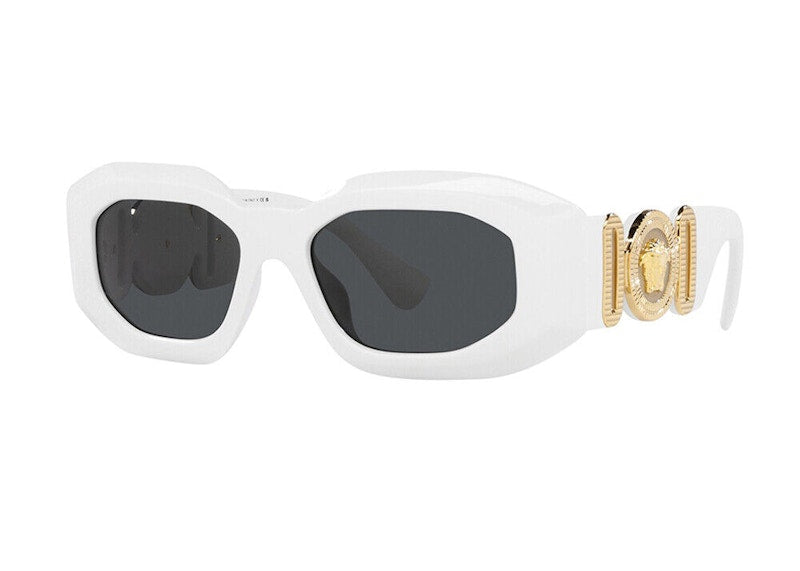 Versace Maxi Medusa Biggie Sunglasses White (Ve4425U-314-87)