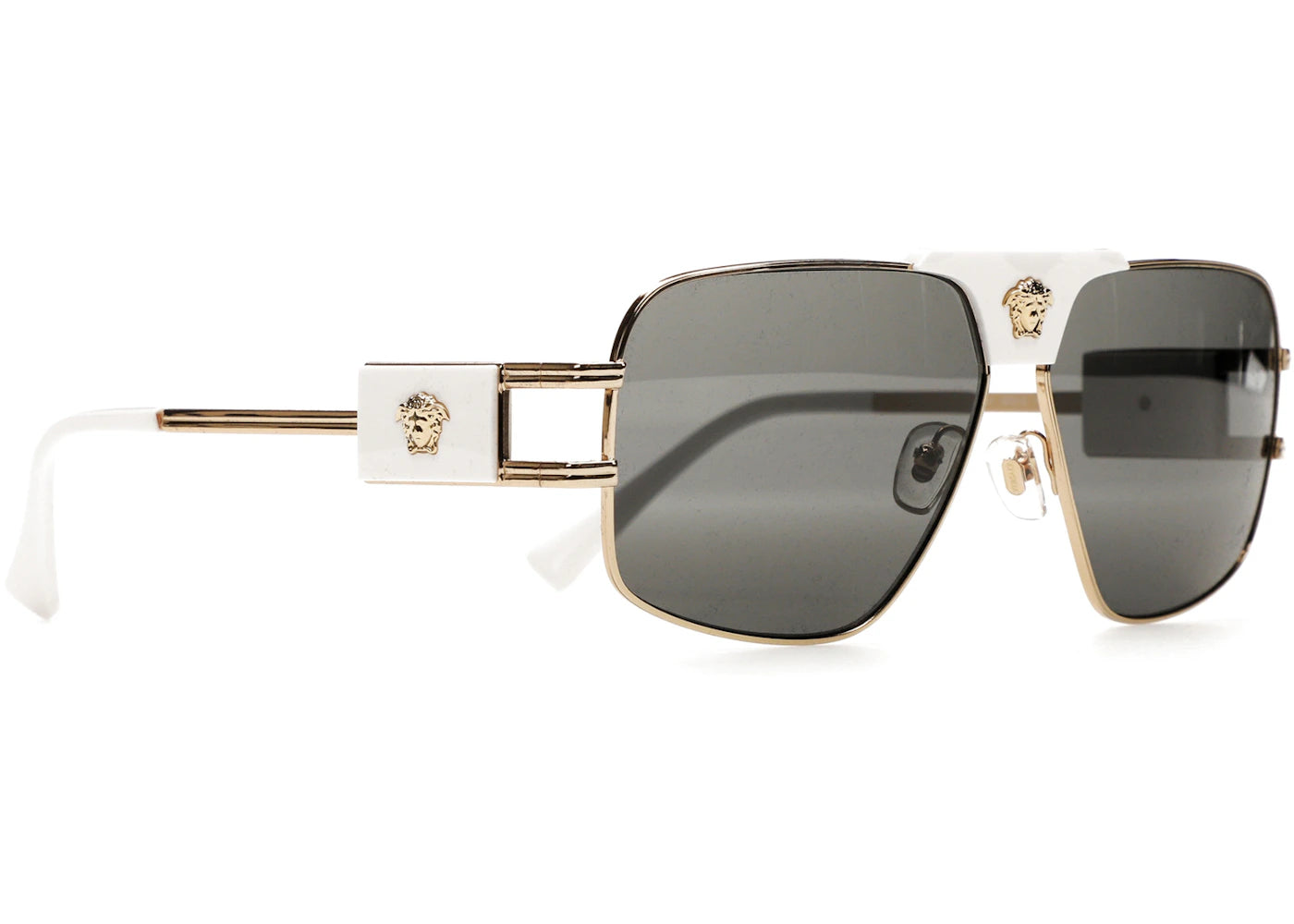 versace medusa steel sunglasses gold (ve2251-147187)