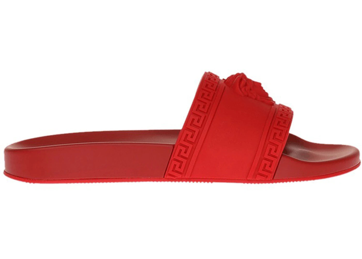 Versace Palazzo Slides Rosso Cardinale