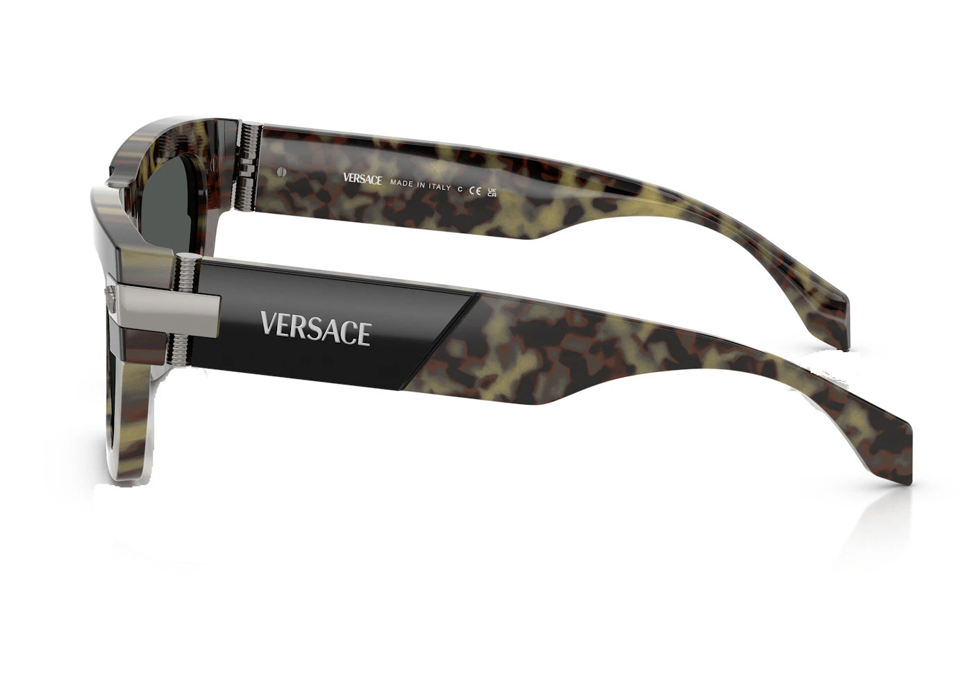 Versace Rectangle Sunglasses Havana 0Ve4464 545687