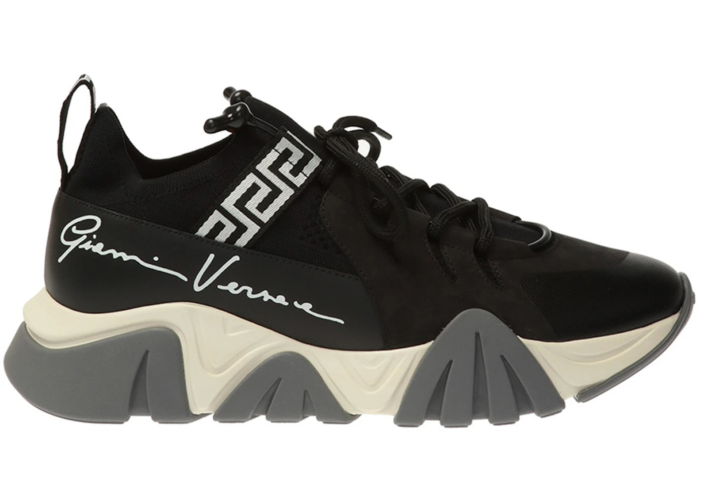 Versace Squalo Knit Black White Grey UK