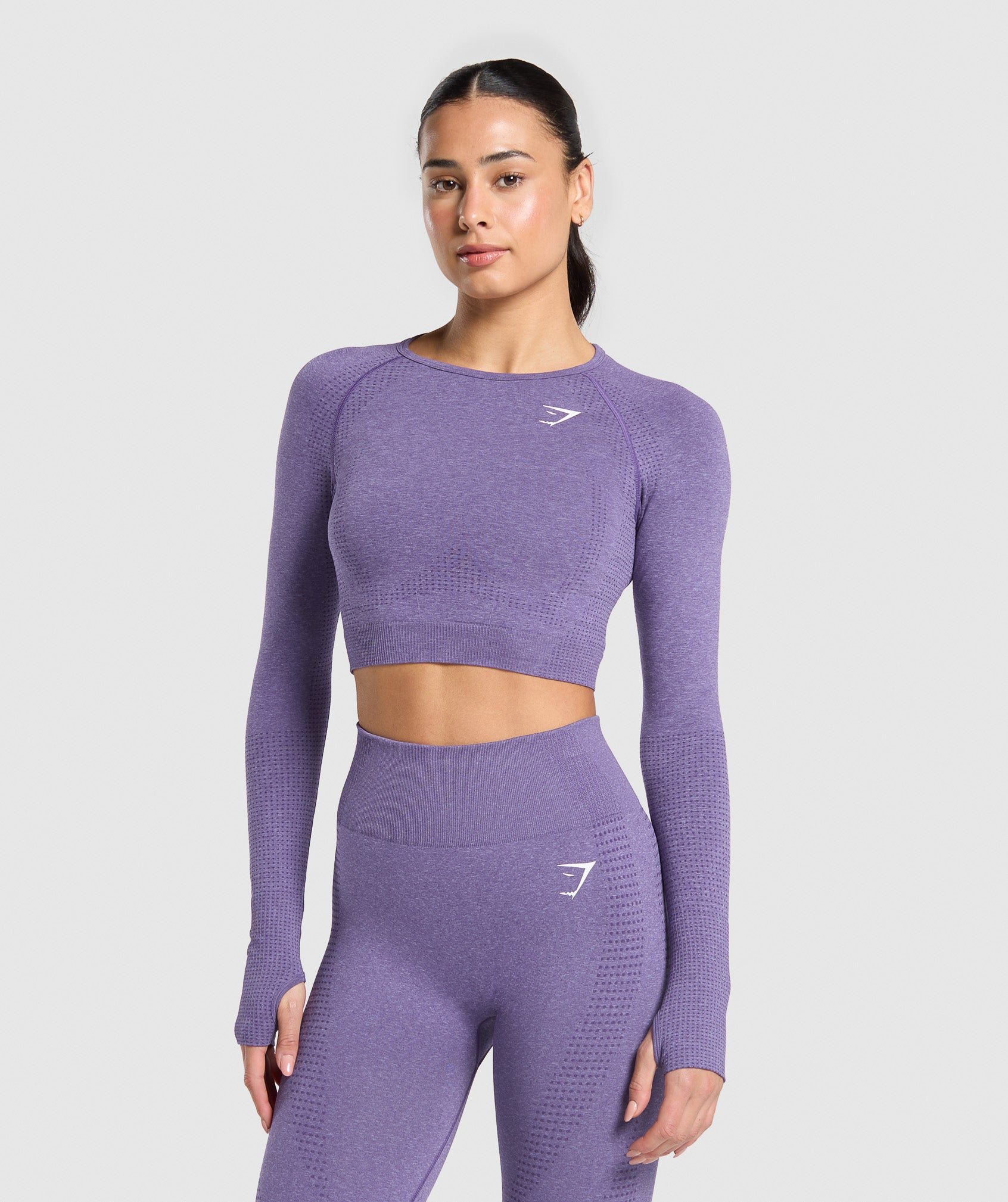 Women's Gymshark Vital Crop Top Functional Purple