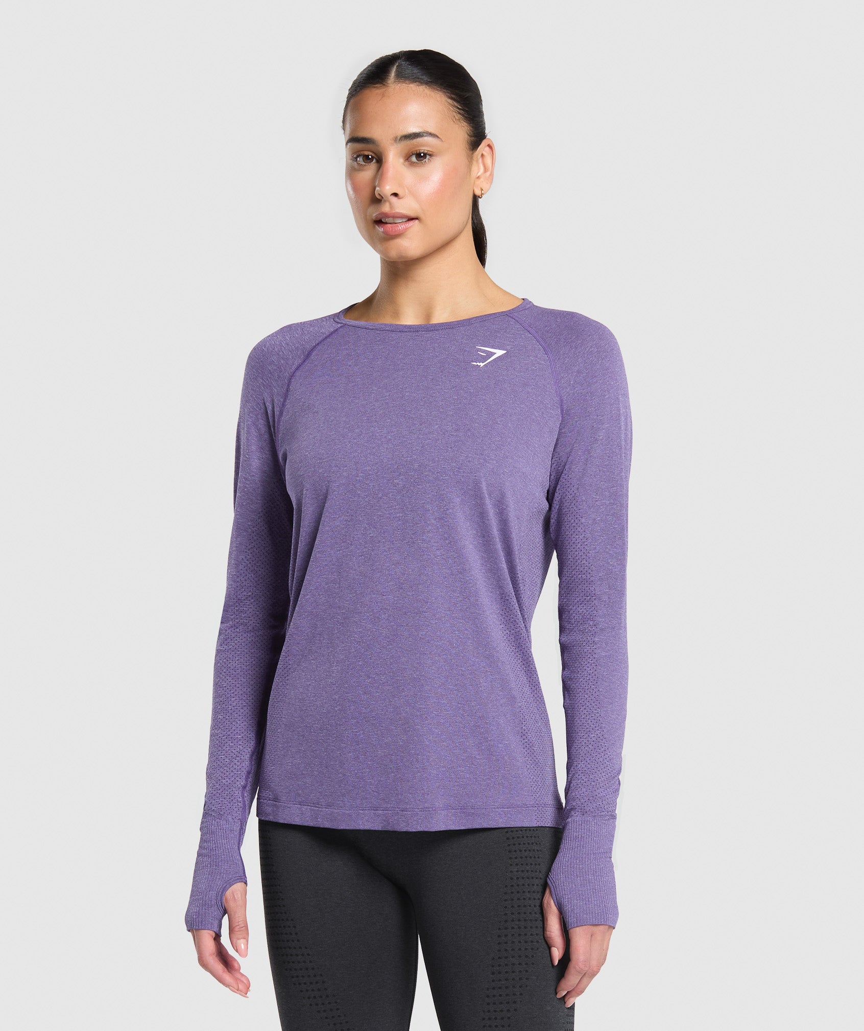 Women's Gymshark Vital Light Long Sleeve Top Functional Purple