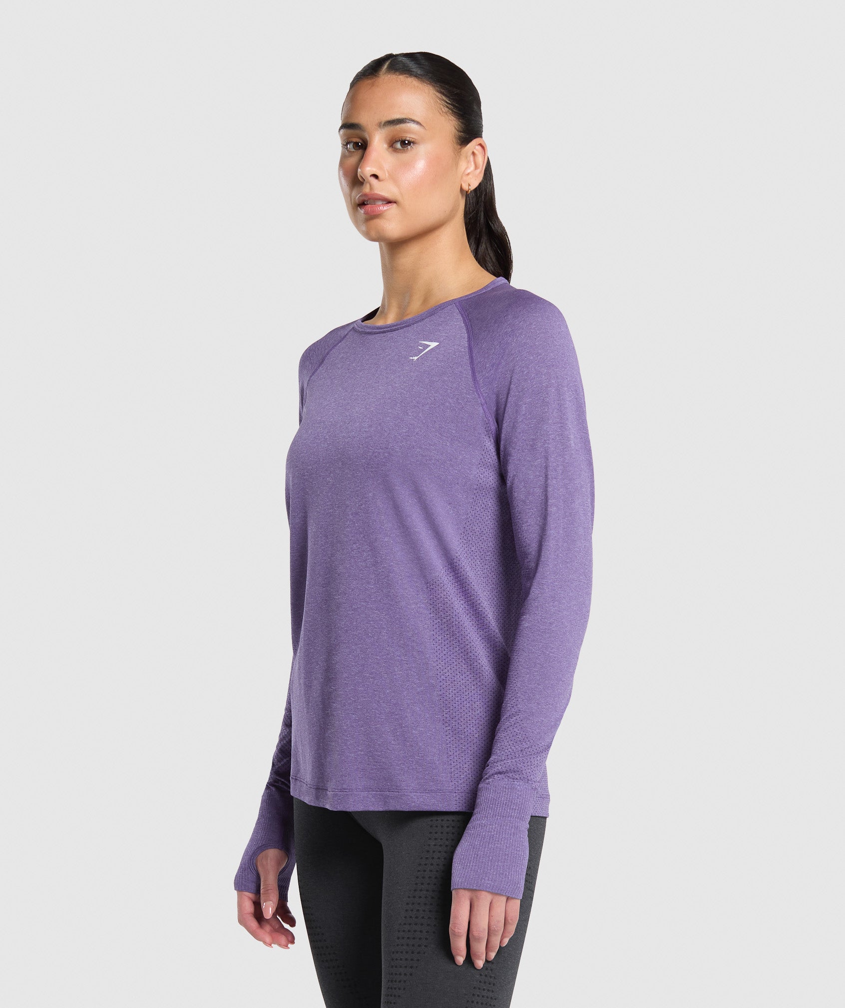 Women's Gymshark Vital Light Long Sleeve Top Functional Purple