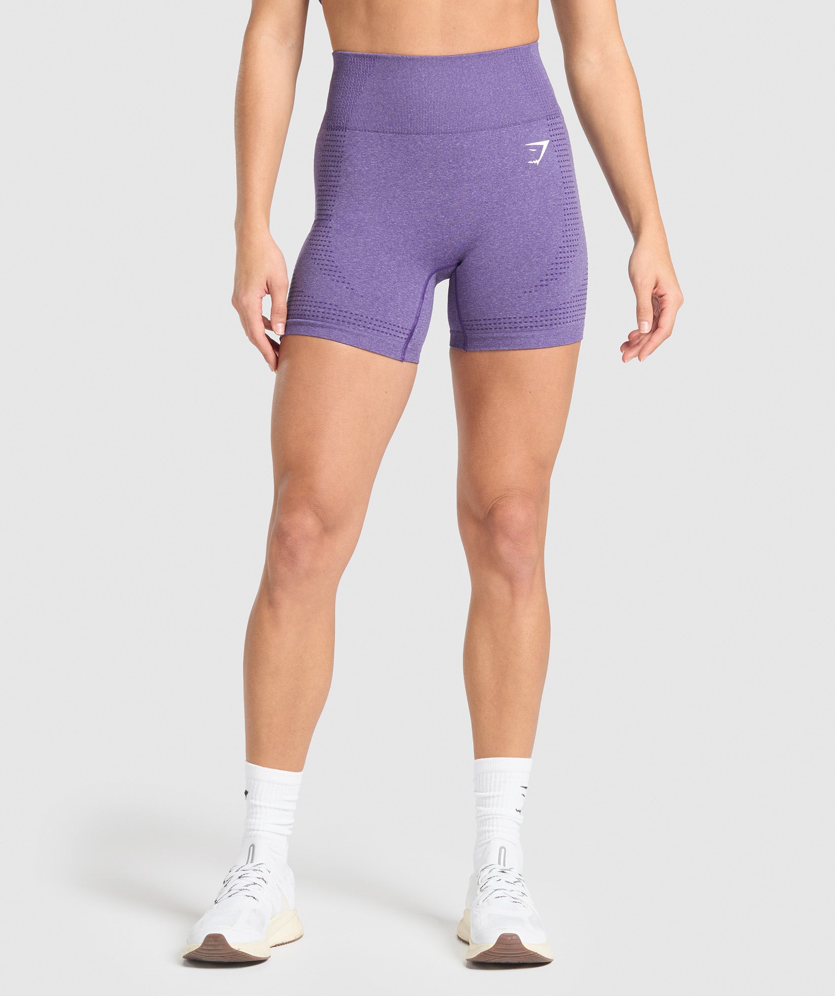 Women's Gymshark Vital Shorts Functional Purple Marl – Kicks Machine