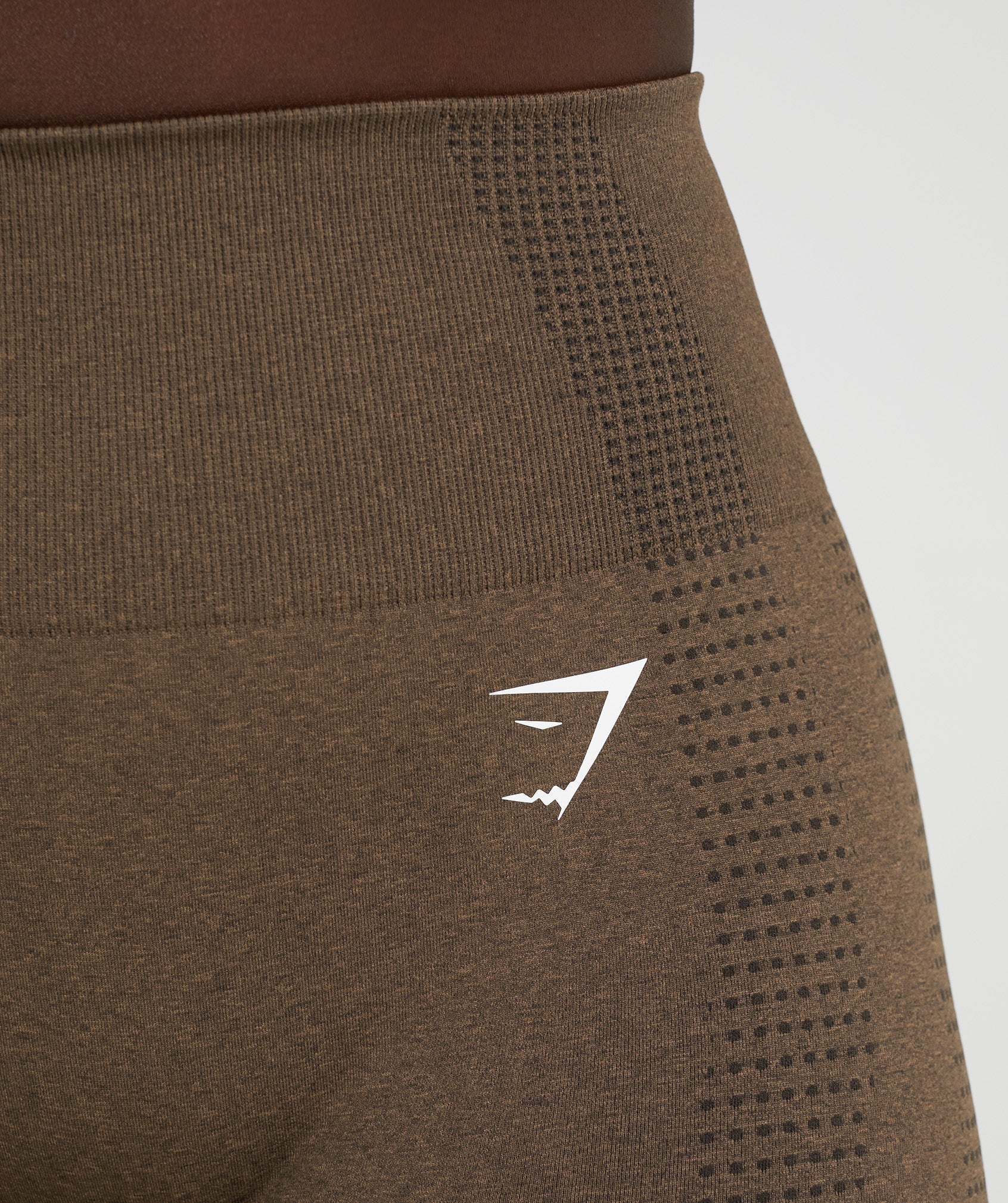 Women's Gymshark Vital Seamless Shorts Espresso Marl
