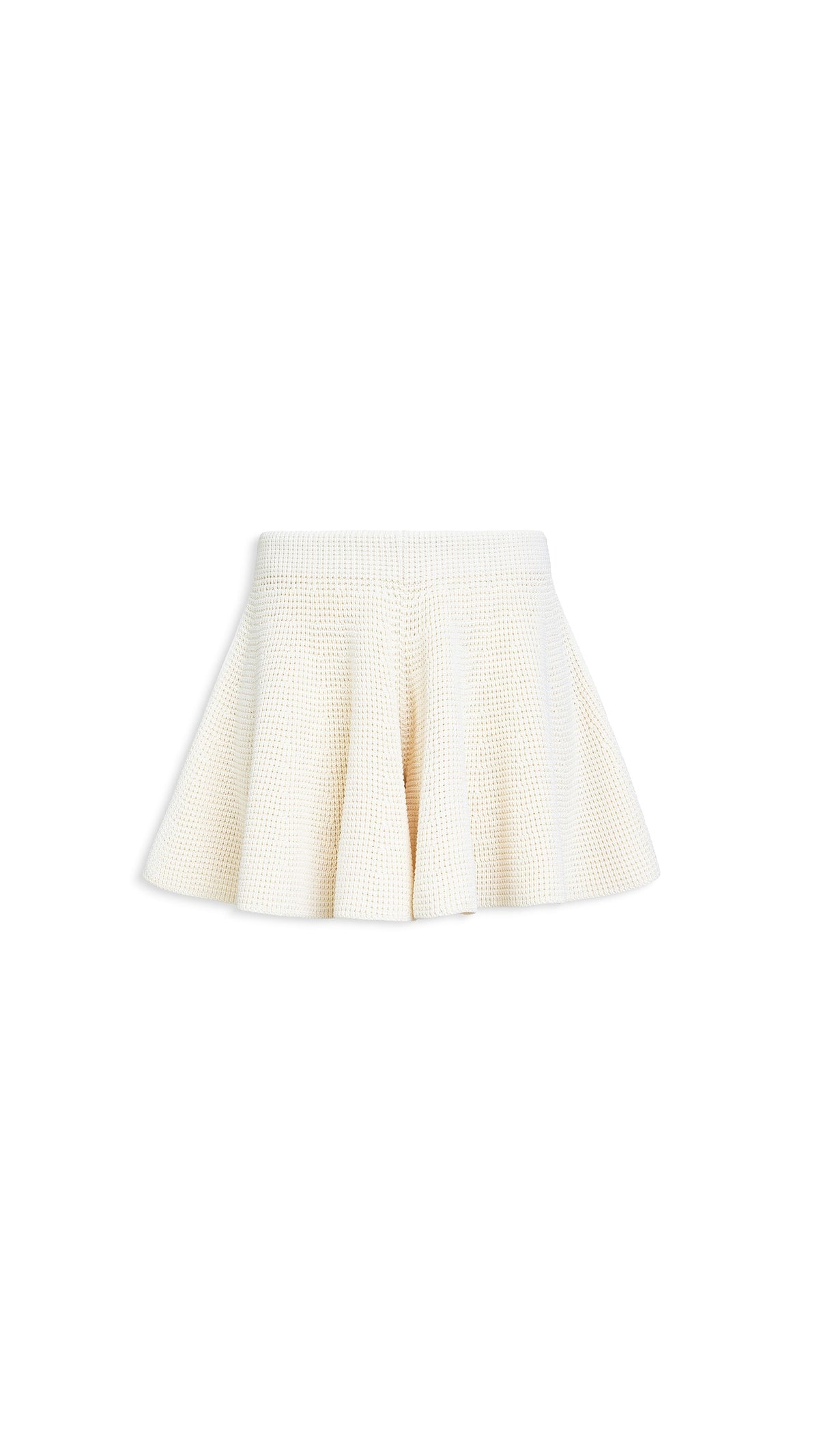 Alaïa Waffle Godets Shorts