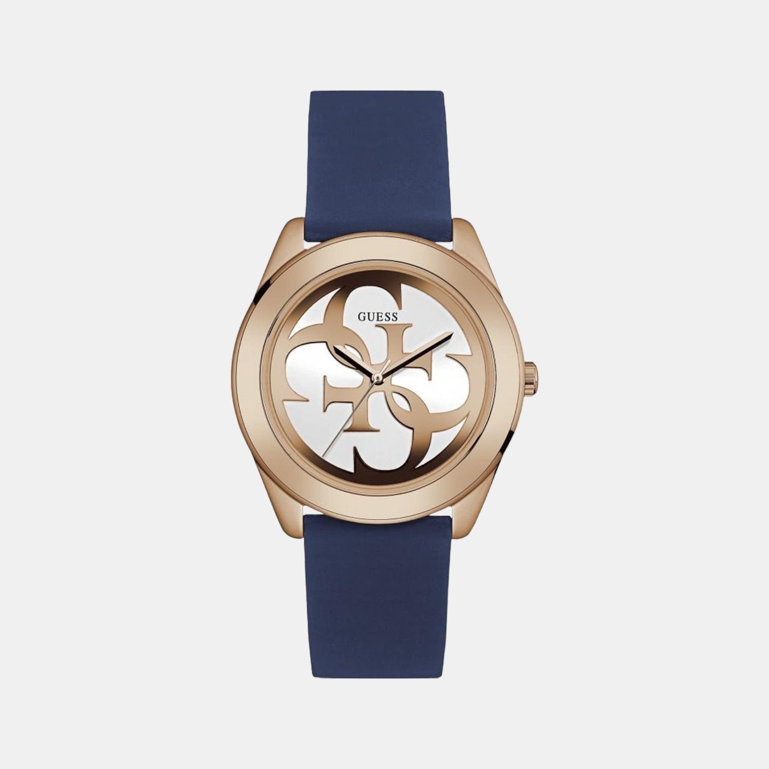 Guess Gt G Twist Women Quartz White Dial Analog Stainless Steel W0911L6