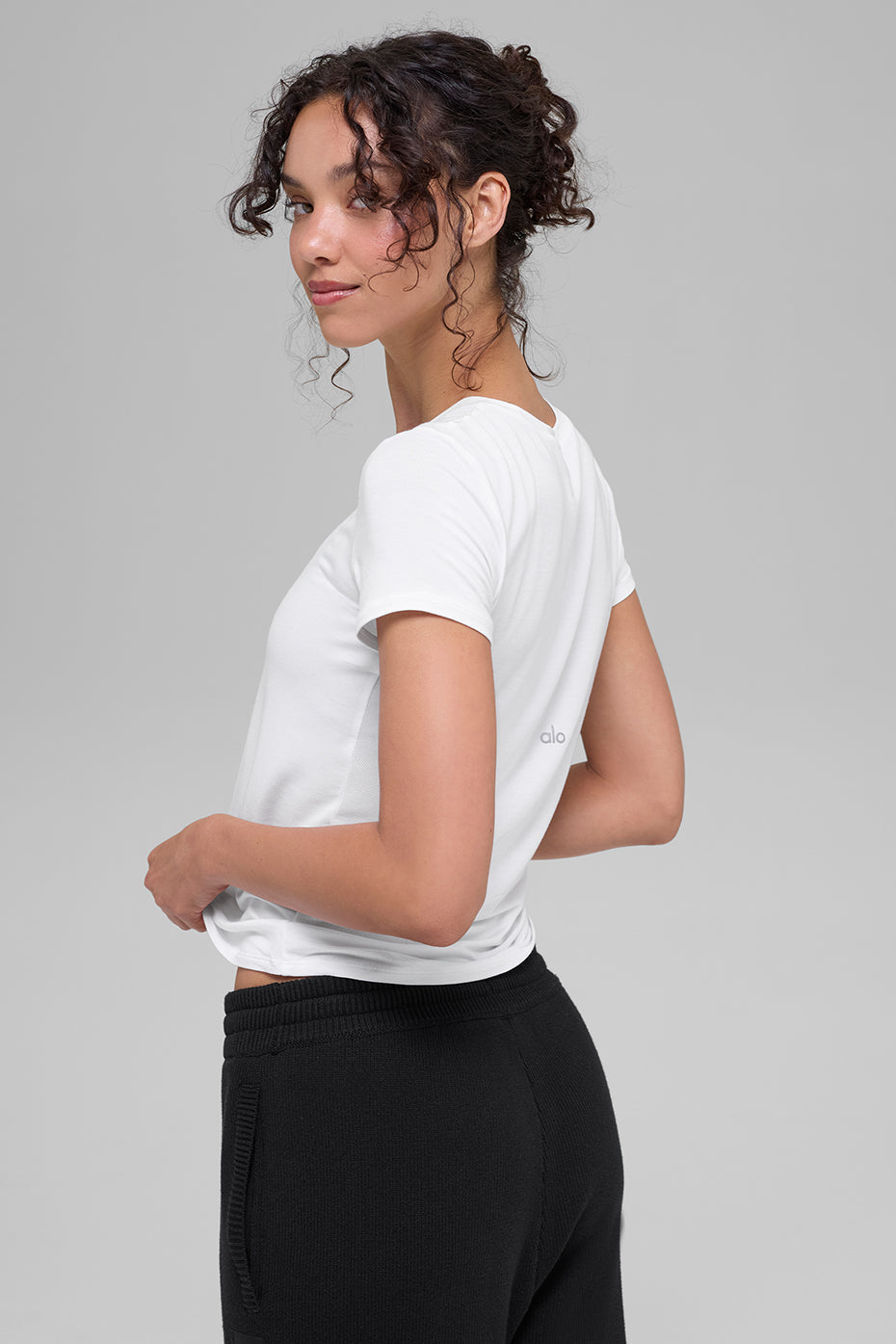 Alo Yoga Women'S All Day Short Sleeve