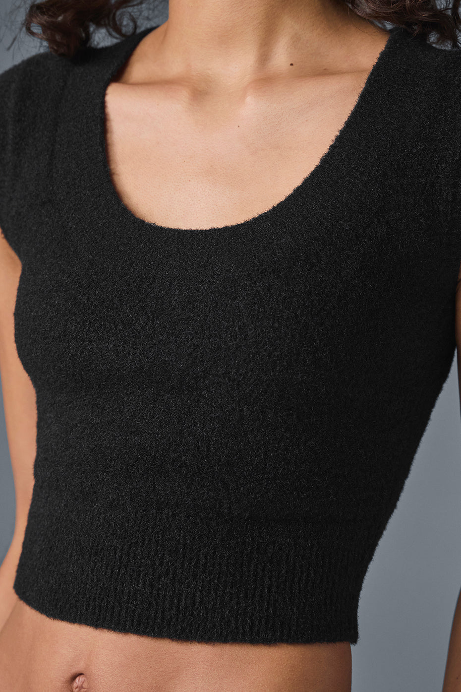 Alo Yoga Women'S Snuggle Up Sweater Short Sleeve