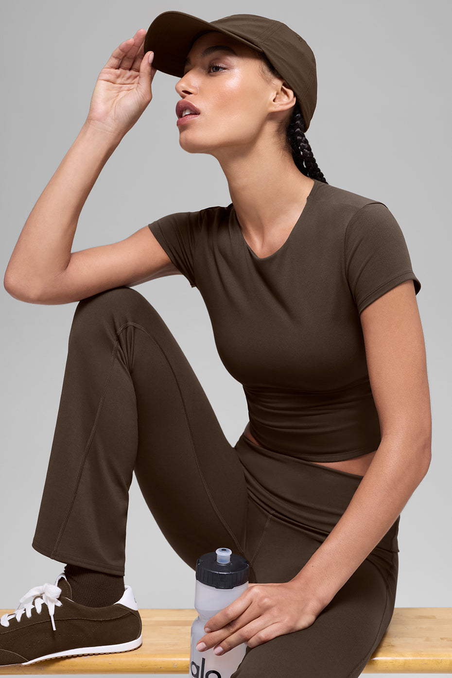 Alo Yoga Women'S Alo Softsculpt Precision Short Sleeve Top