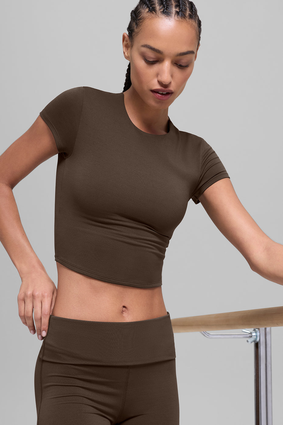 Alo Yoga Women'S Alo Softsculpt Precision Short Sleeve Top
