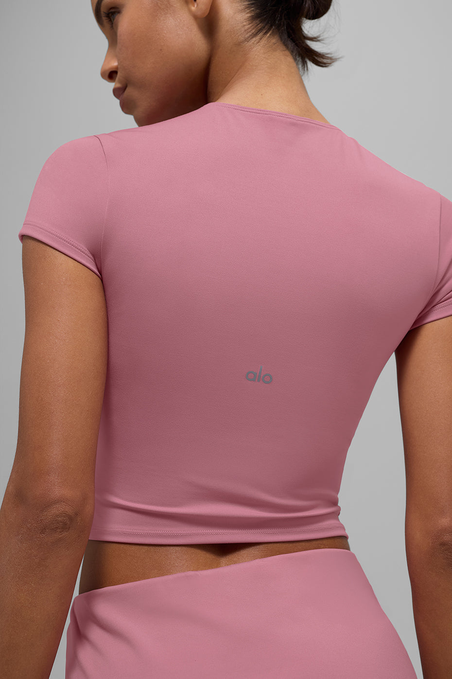 Alo Yoga Women'S Alo Softsculpt Precision Short Sleeve Top
