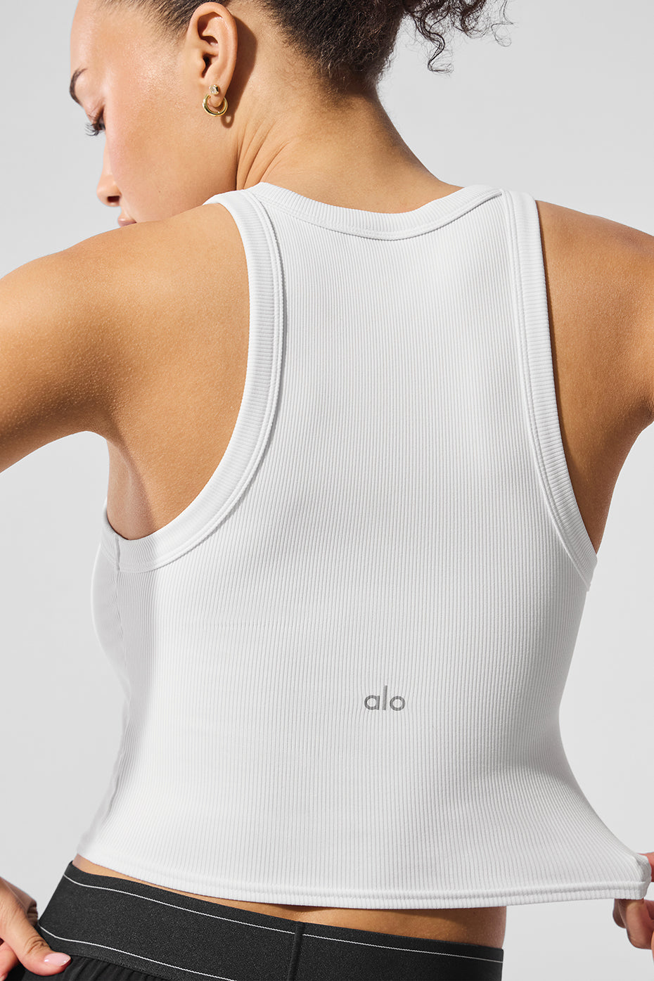 Alo Yoga Women'S Goddess Ribbed Go-To Tank