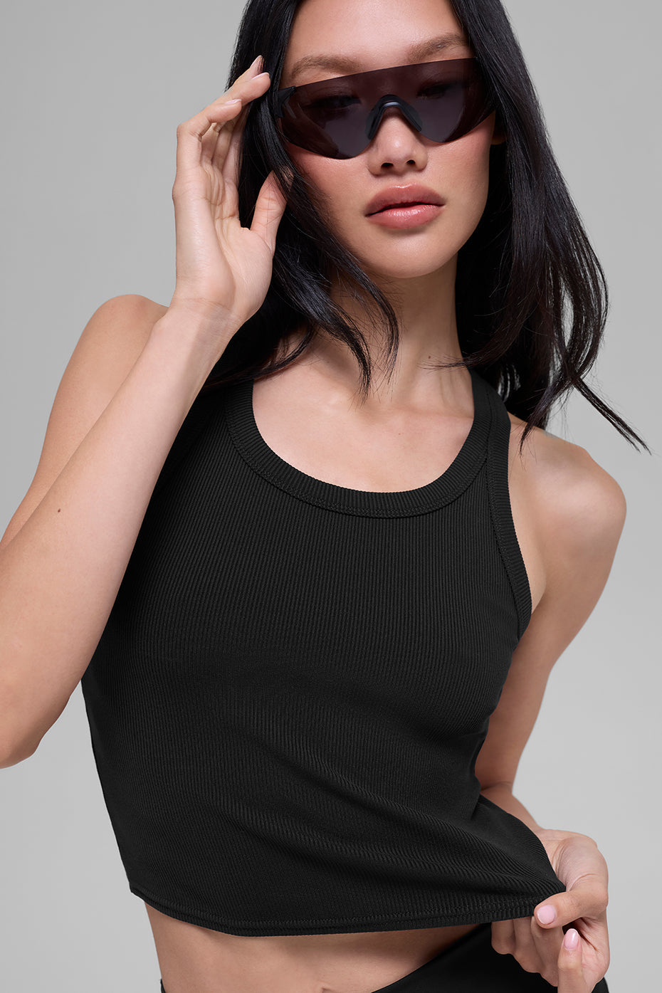 Alo Yoga Women'S Goddess Ribbed Go-To Tank