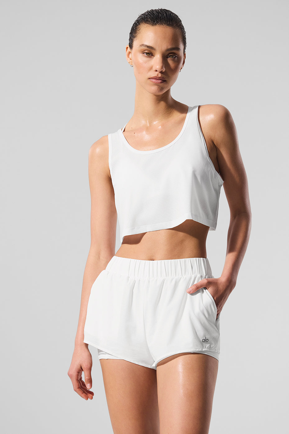 Alo Yoga Women'S Cropped Sport Star Tank