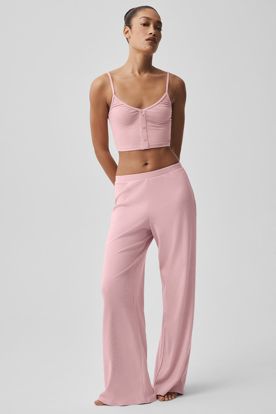 Alo Yoga Women'S Ribbed Delicate Lounge Tank