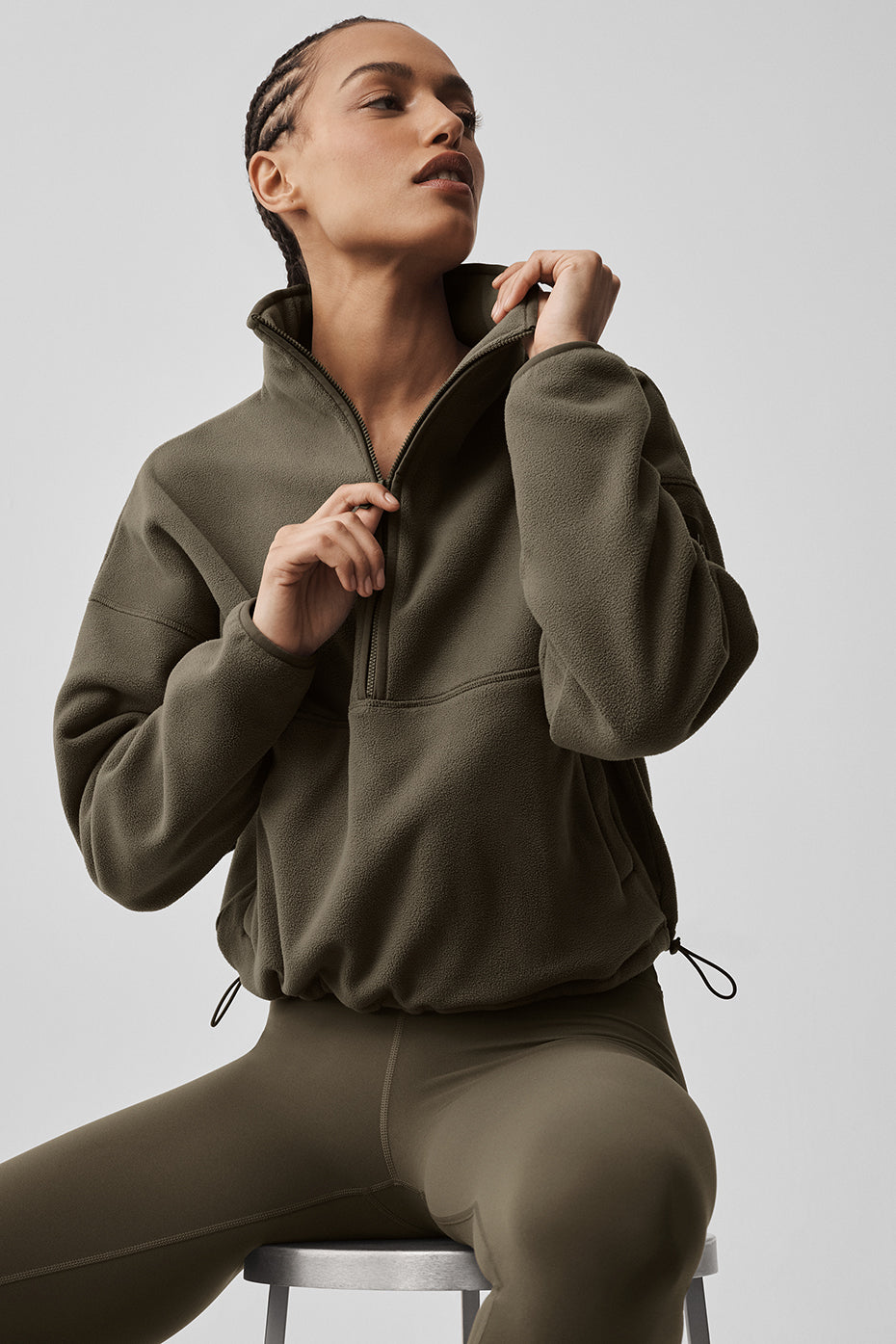 Alo Yoga Women'S Polar Fleece Retreat Cover Up
