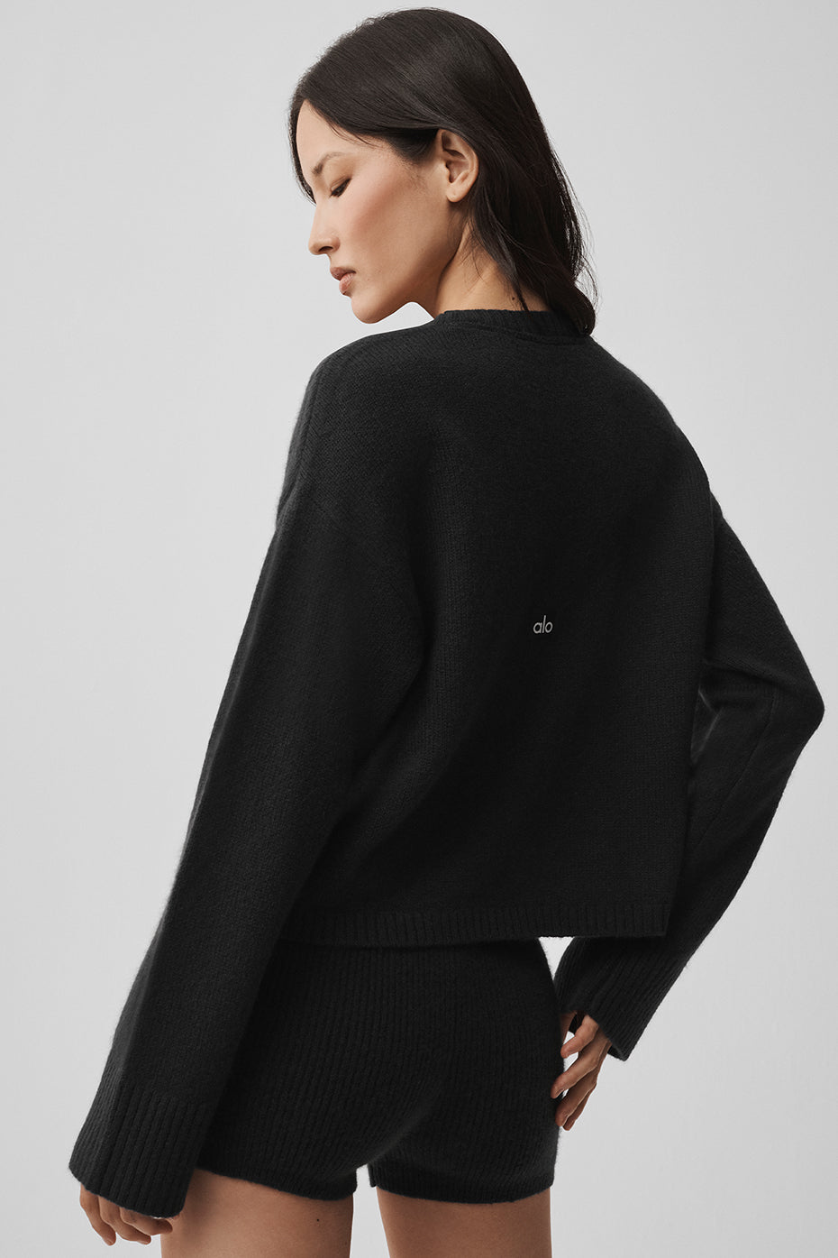 Alo Yoga Women'S Wool Cashmere New Class Tie Cardigan